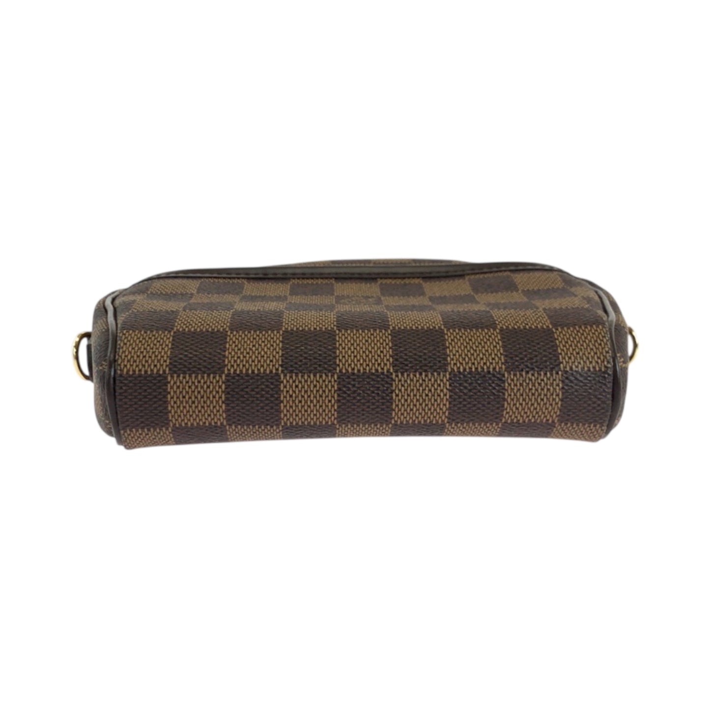 Louis Vuitton Ipanema, Brown, "CANVAS, LEATHER", clutch