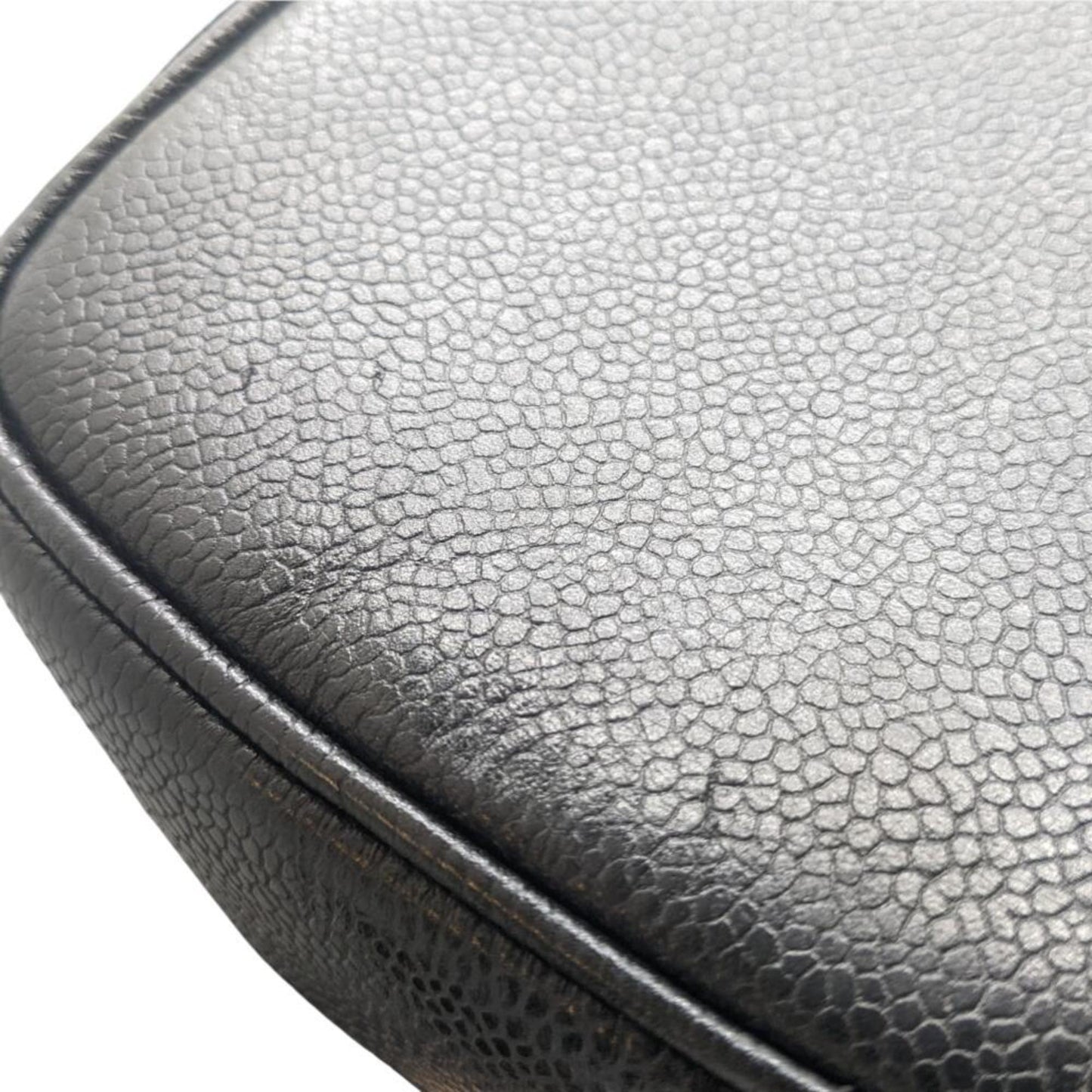 Chanel Vanity, Black, Leather, clutch