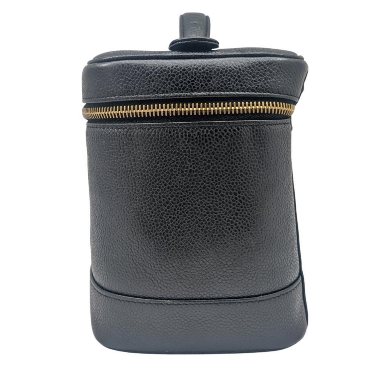 Chanel Vanity, Black, Leather, clutch