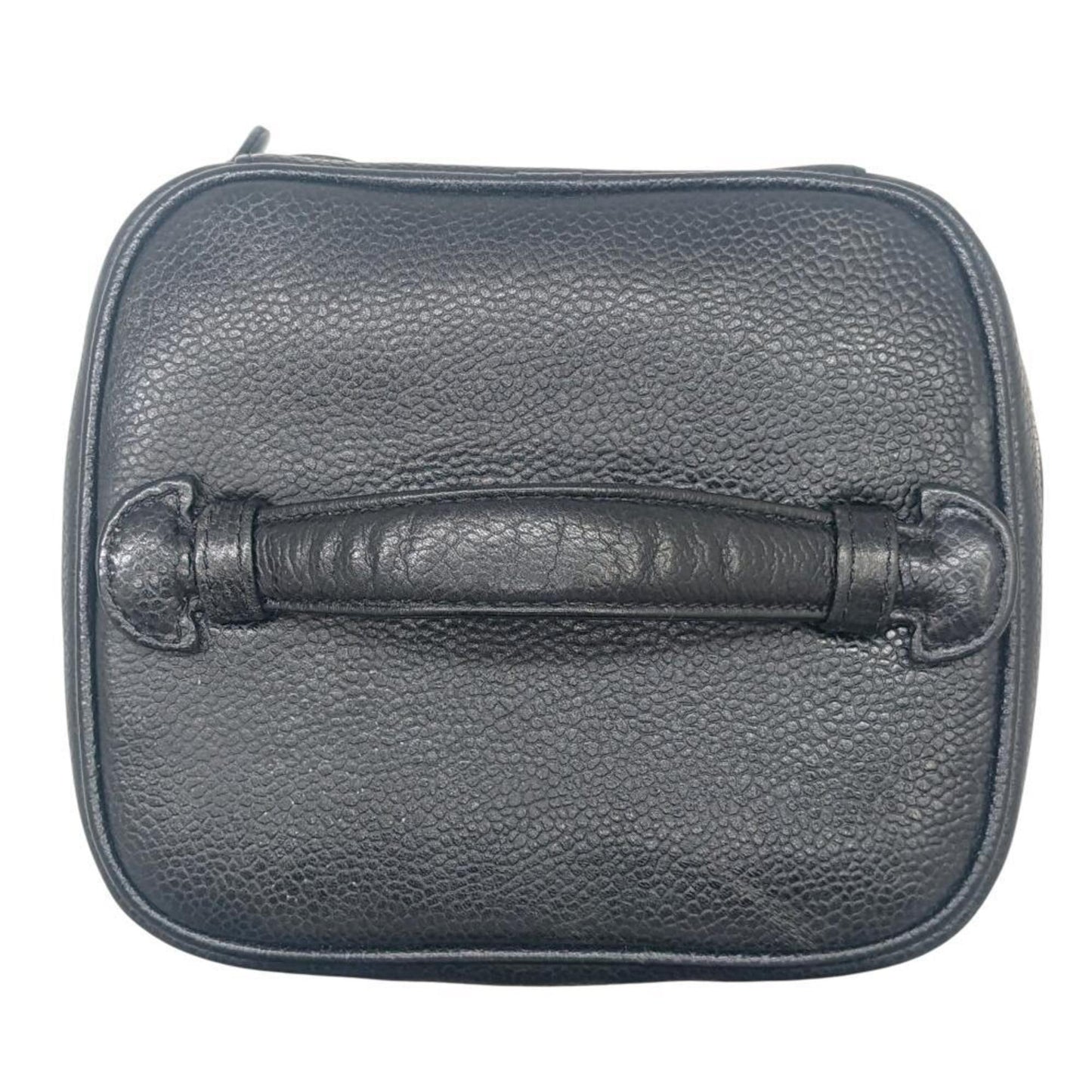 Chanel Vanity, Black, Leather, clutch
