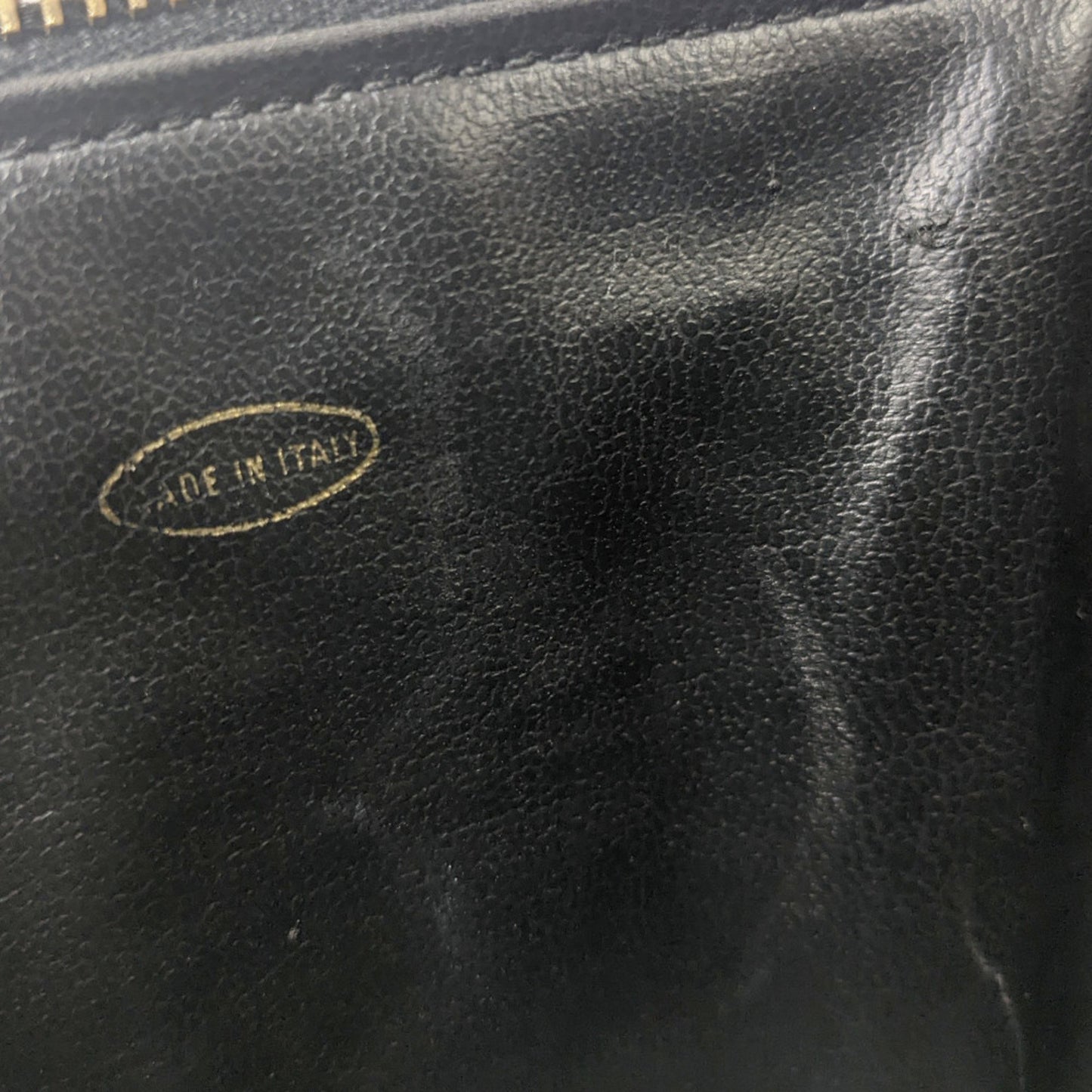 Chanel Vanity, Black, Leather, clutch