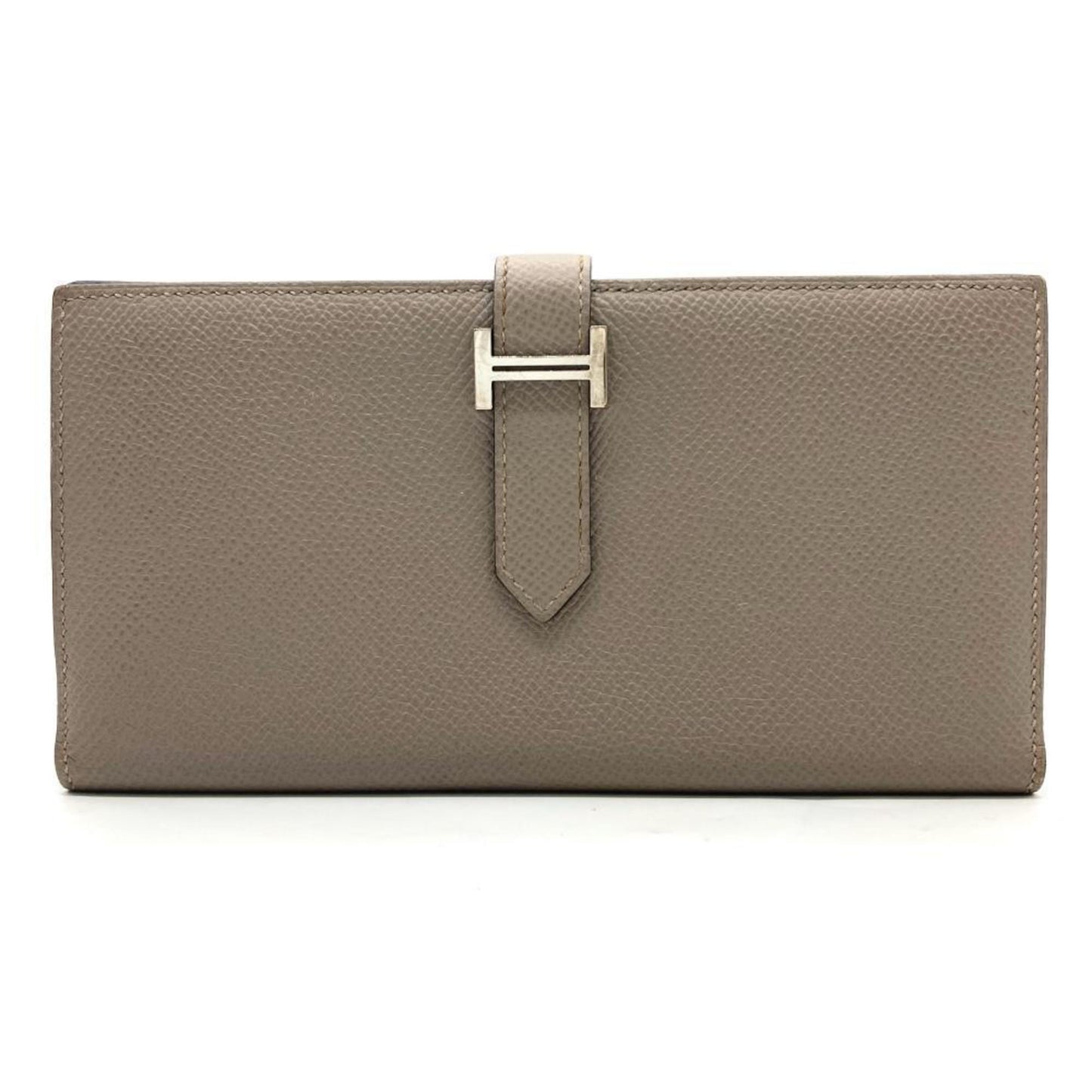 Hermès Béarn, Grey, Leather, wallet