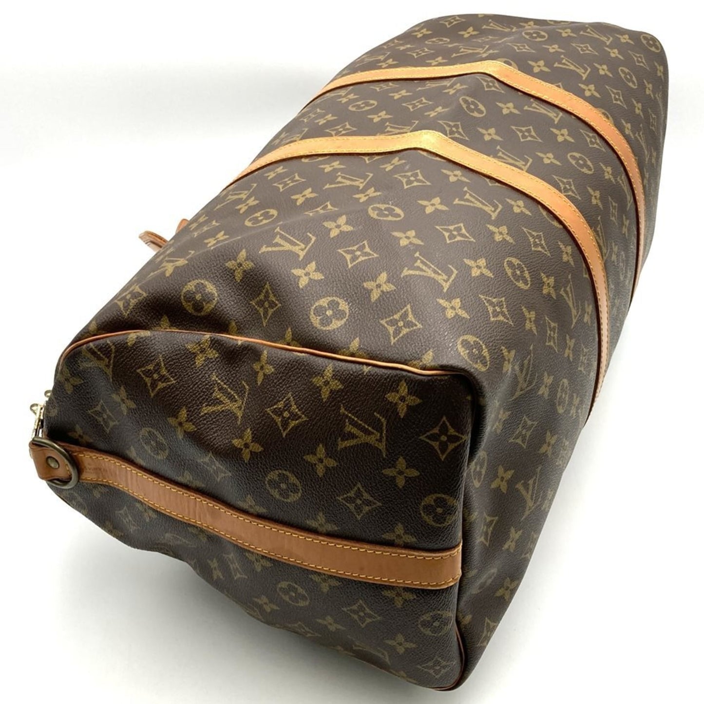 Louis Vuitton Keepall 50, Brown, Canvas, travel