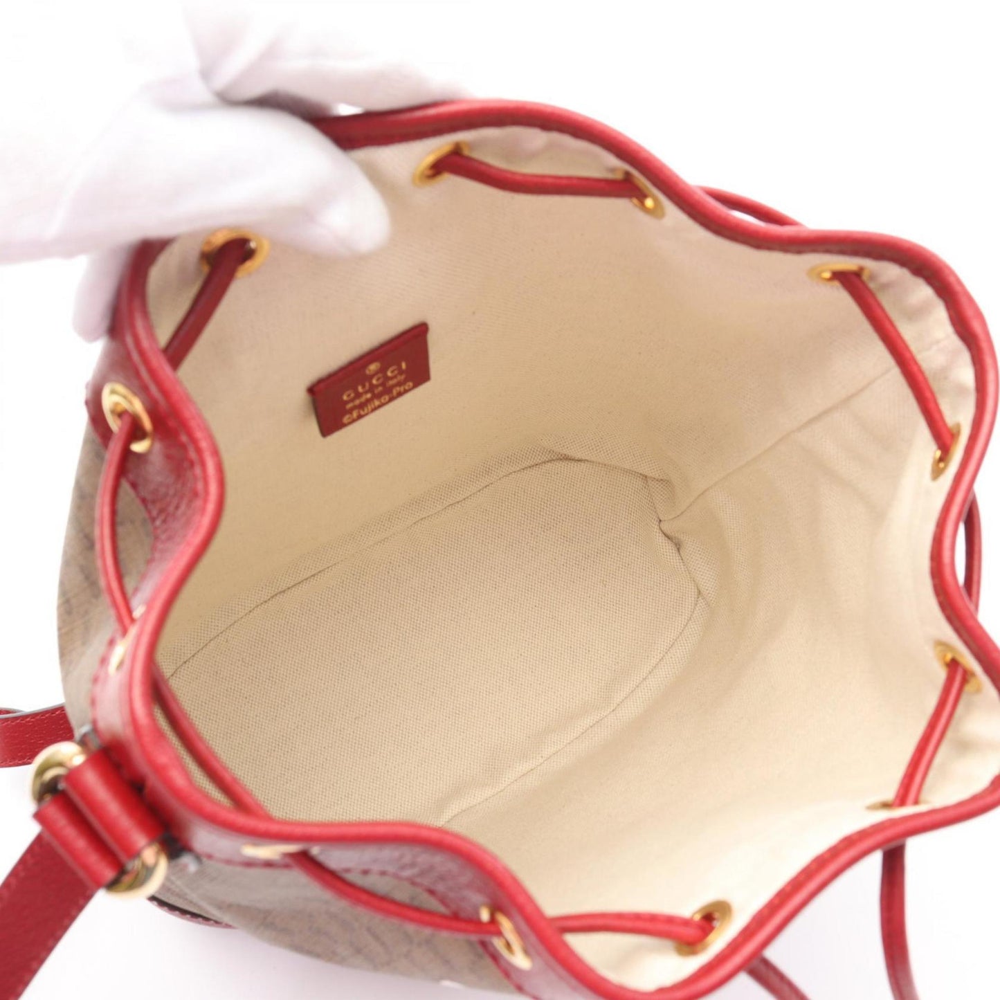Gucci Doraemon, Brown, Canvas, shoulder