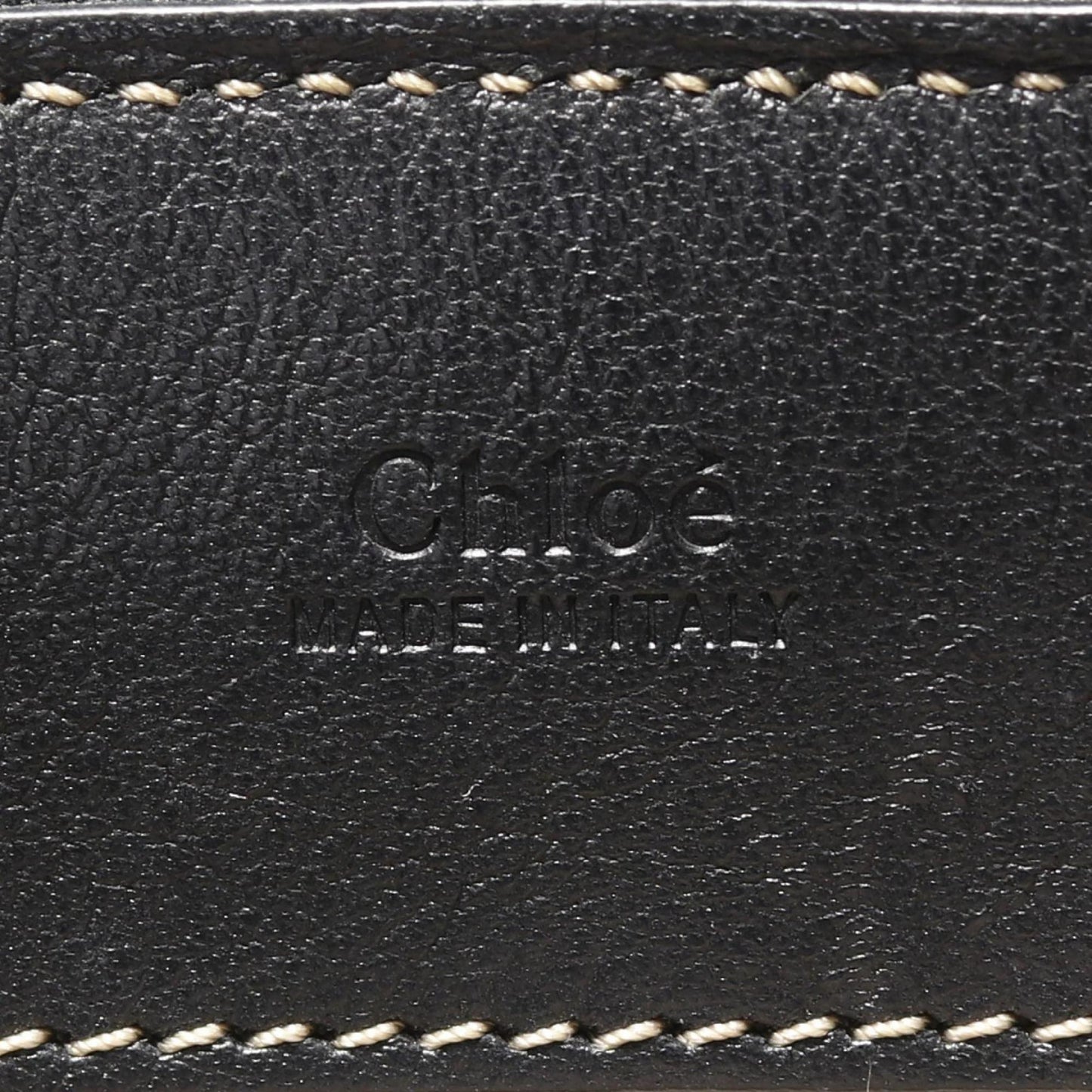 Chloé Edith, Black, Leather, handbag