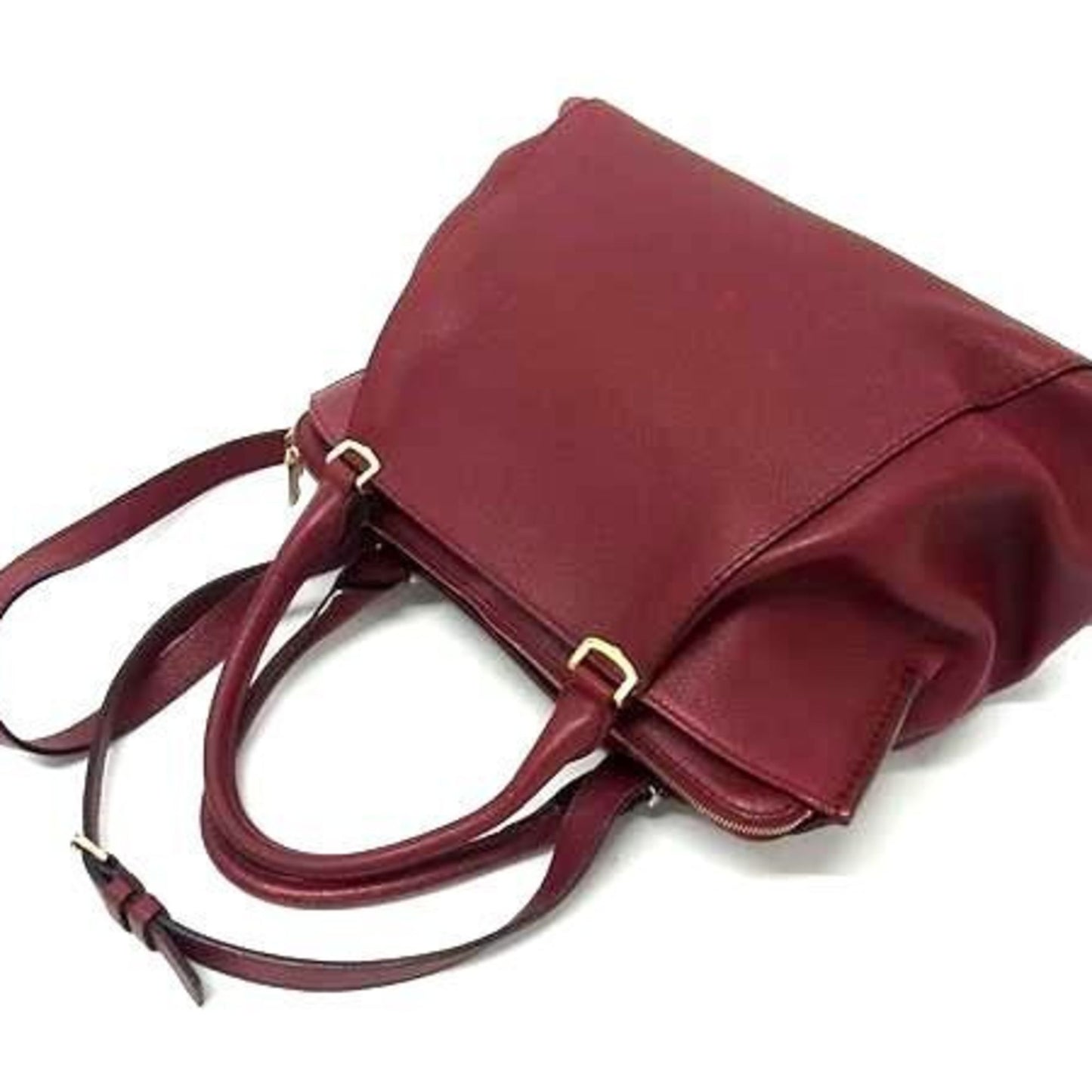 Cartier C de cartier, Burgundy, Leather, tote