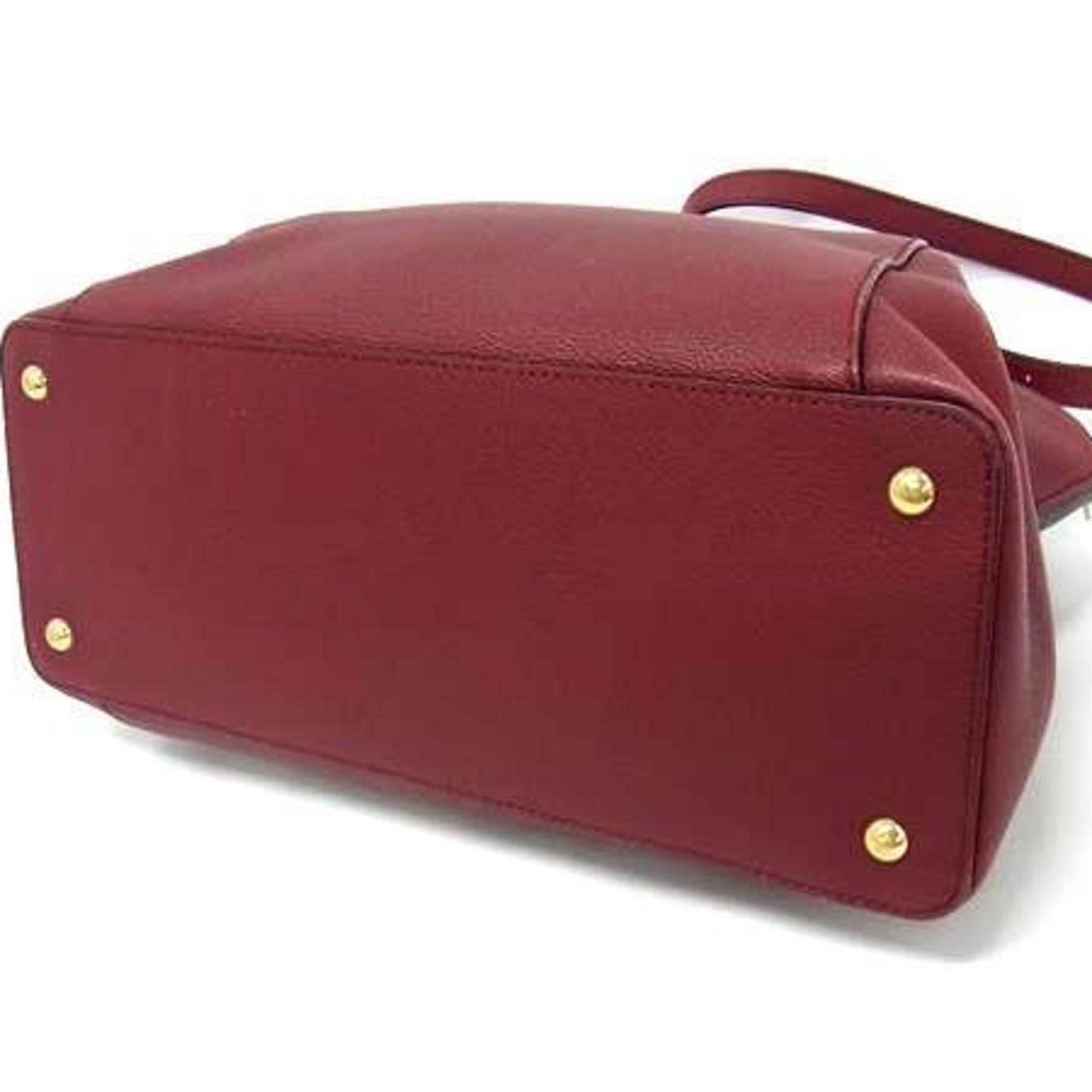 Cartier C de cartier, Burgundy, Leather, tote