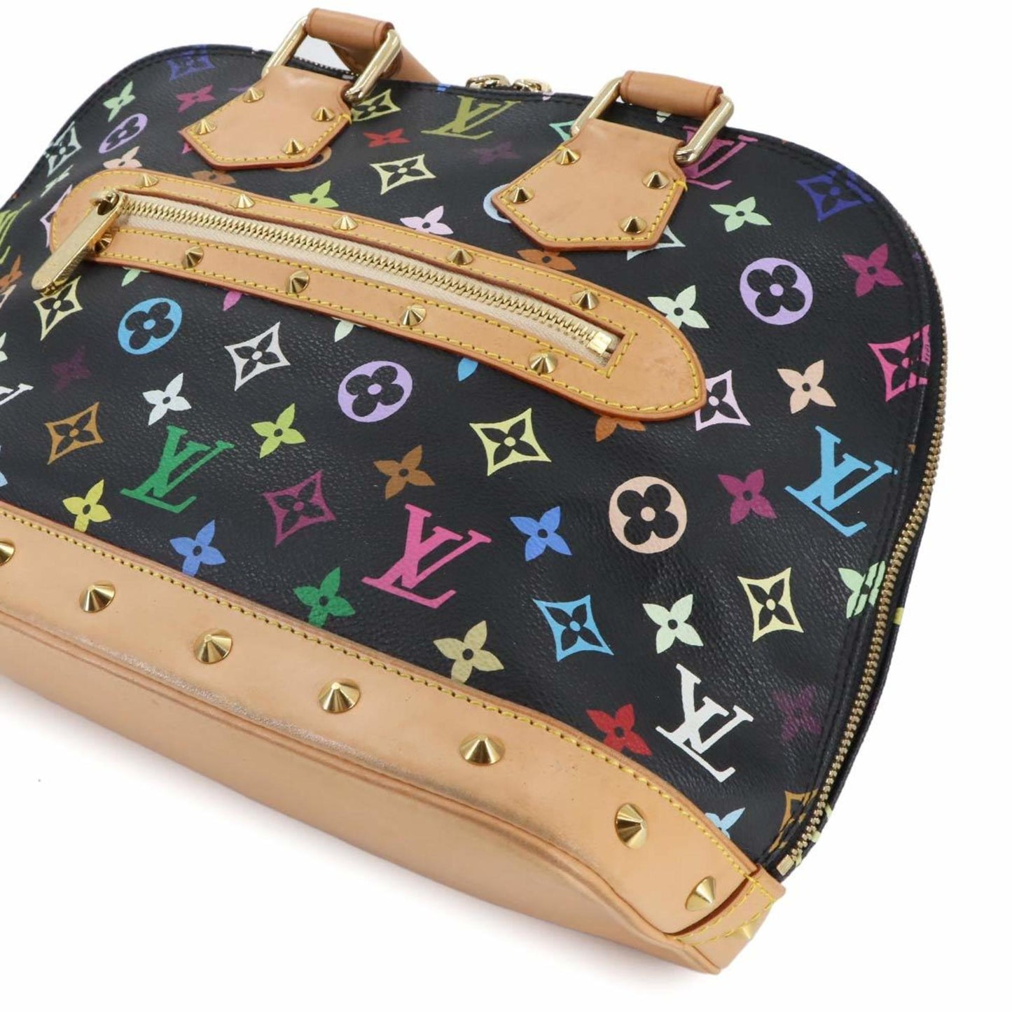Louis Vuitton Alma, Multicolour, Canvas, handbag