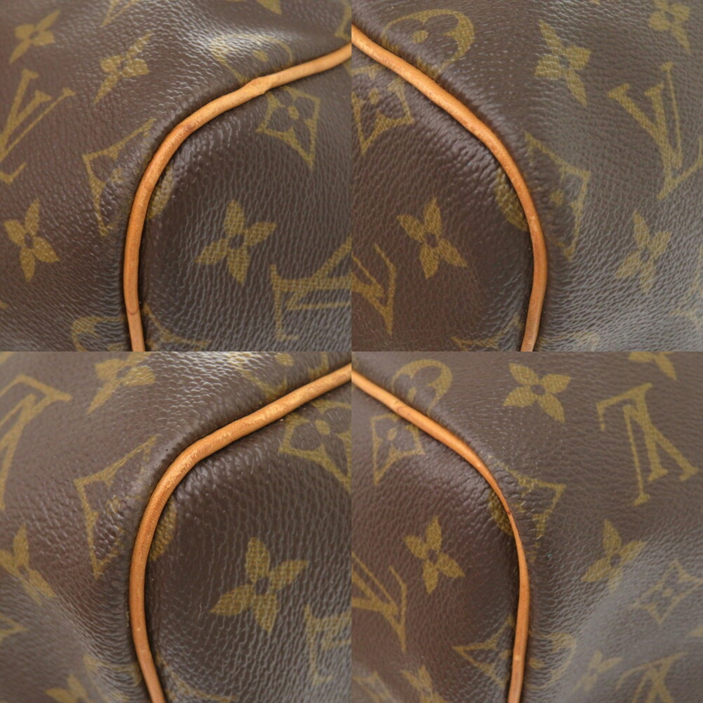 Louis Vuitton Keepall Bandouliere 55, Brown, "CANVAS, LEATHER", travel