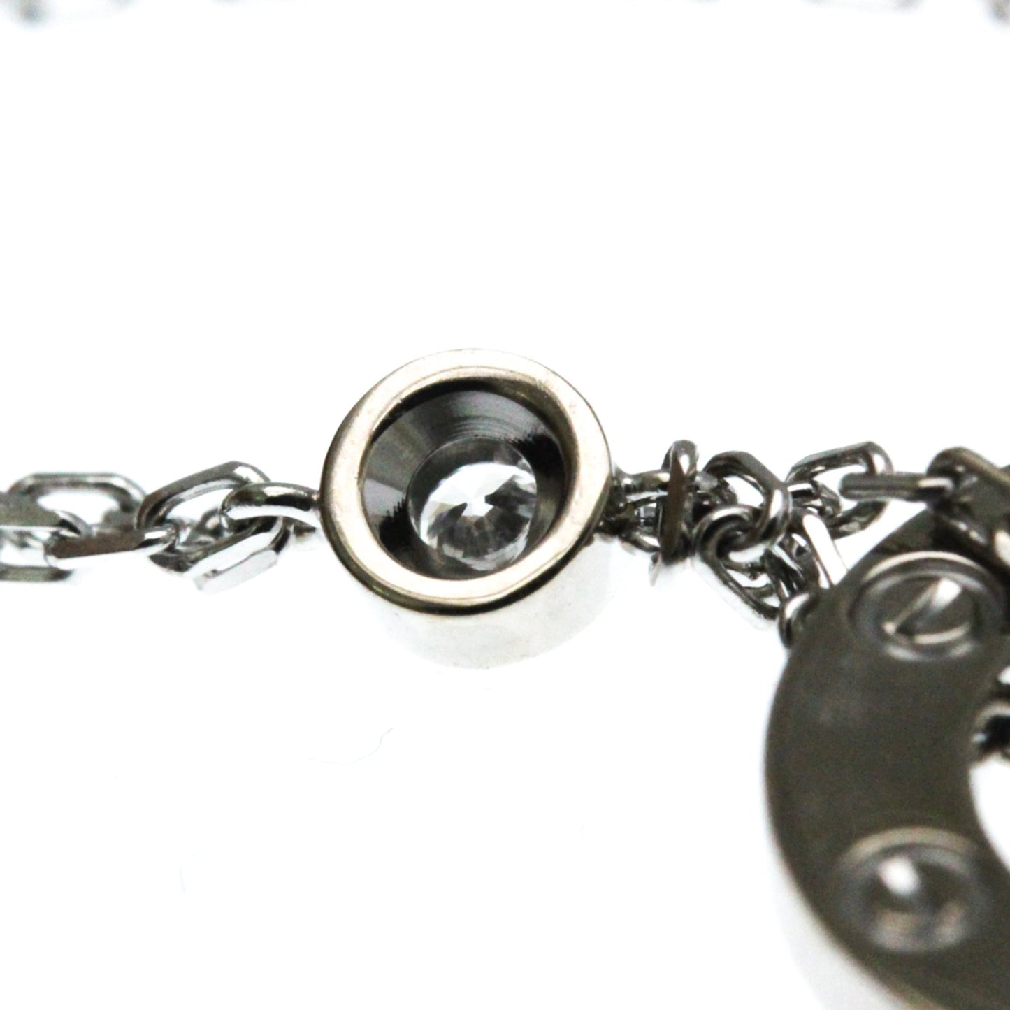 Cartier Love, Silver, White Gold, bracelet