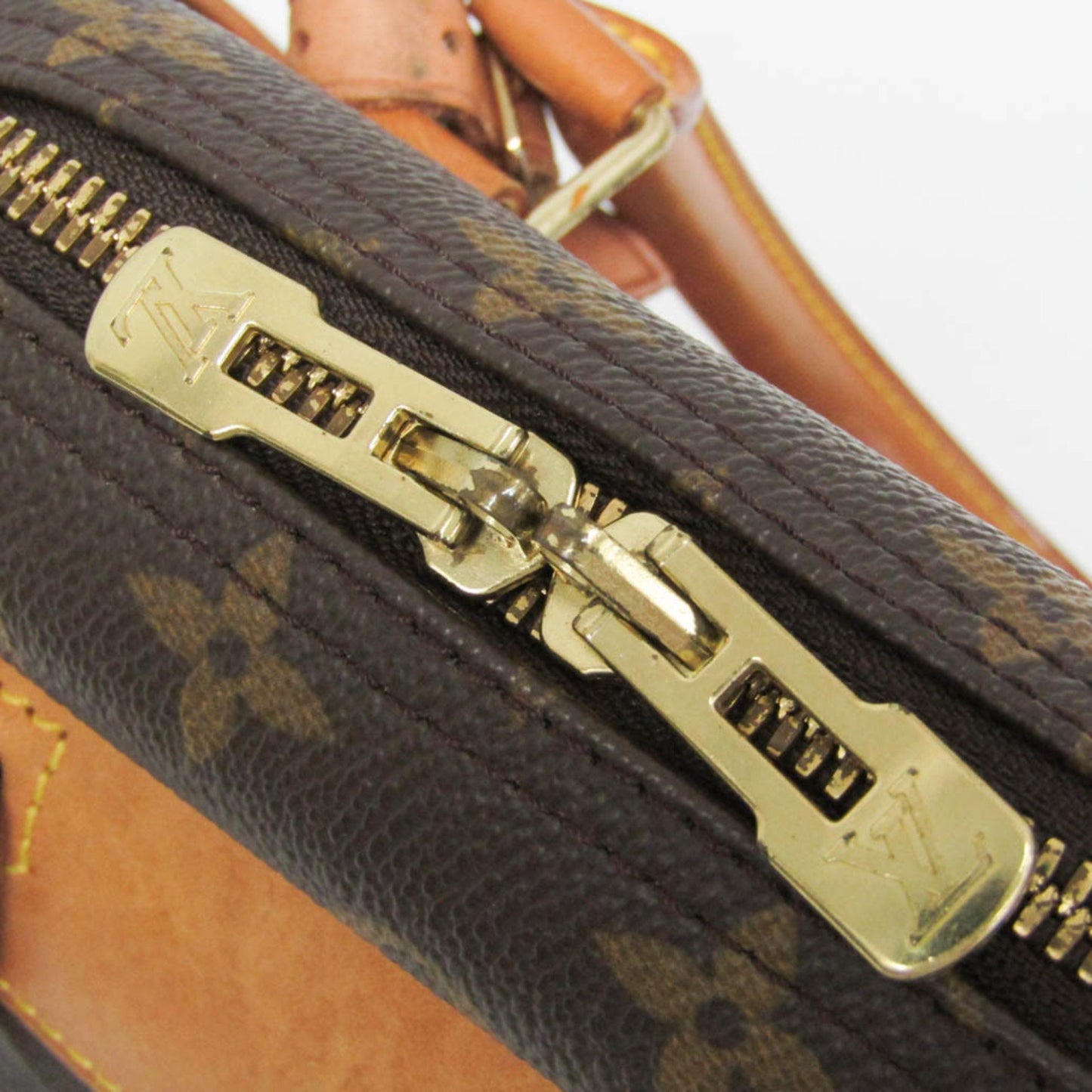 Louis Vuitton Deauville, Brown, Canvas, handbag