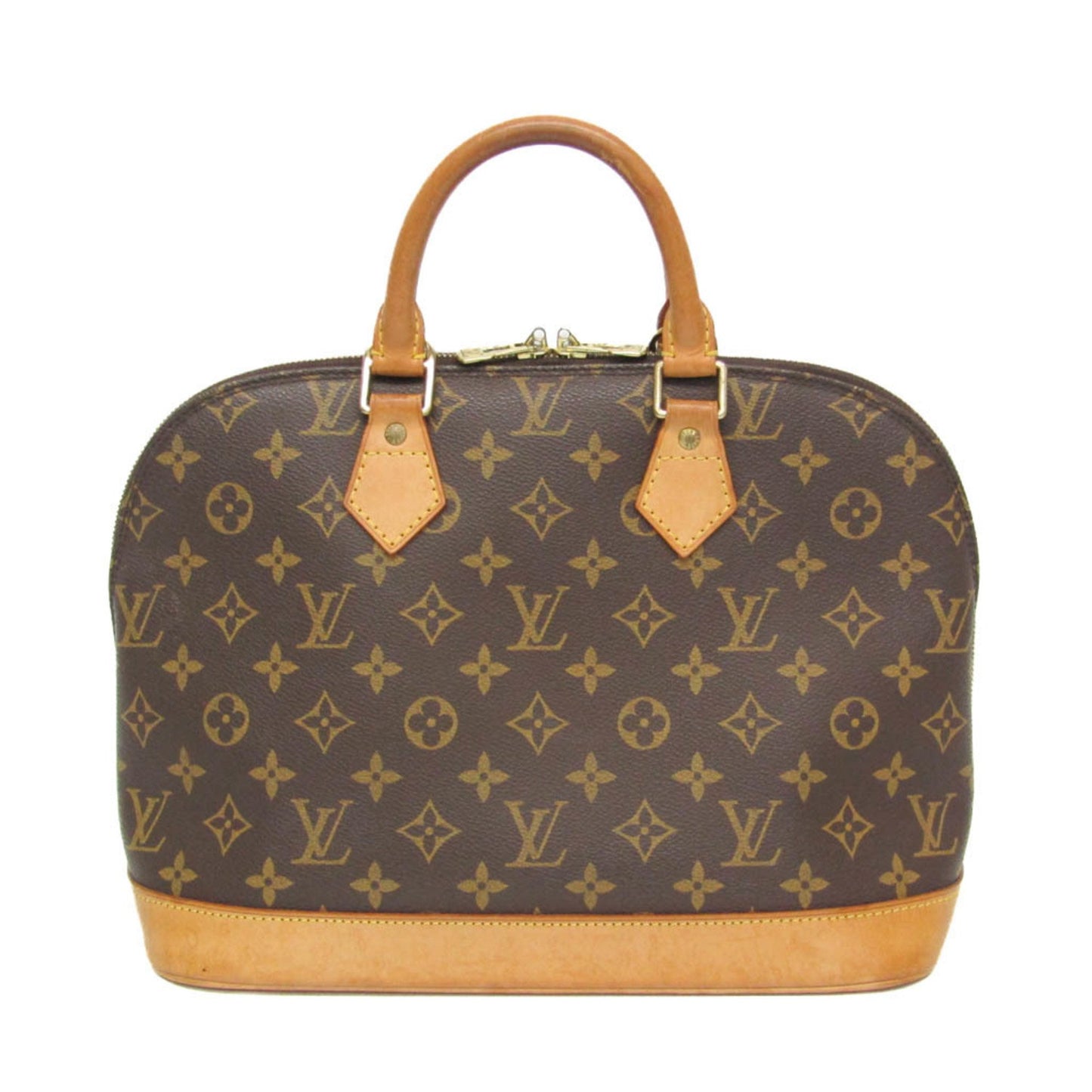 Louis Vuitton Alma, Brown, Canvas, handbag