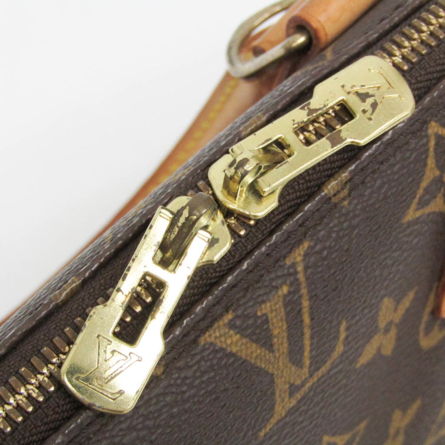 Louis Vuitton Alma, Brown, Canvas, handbag