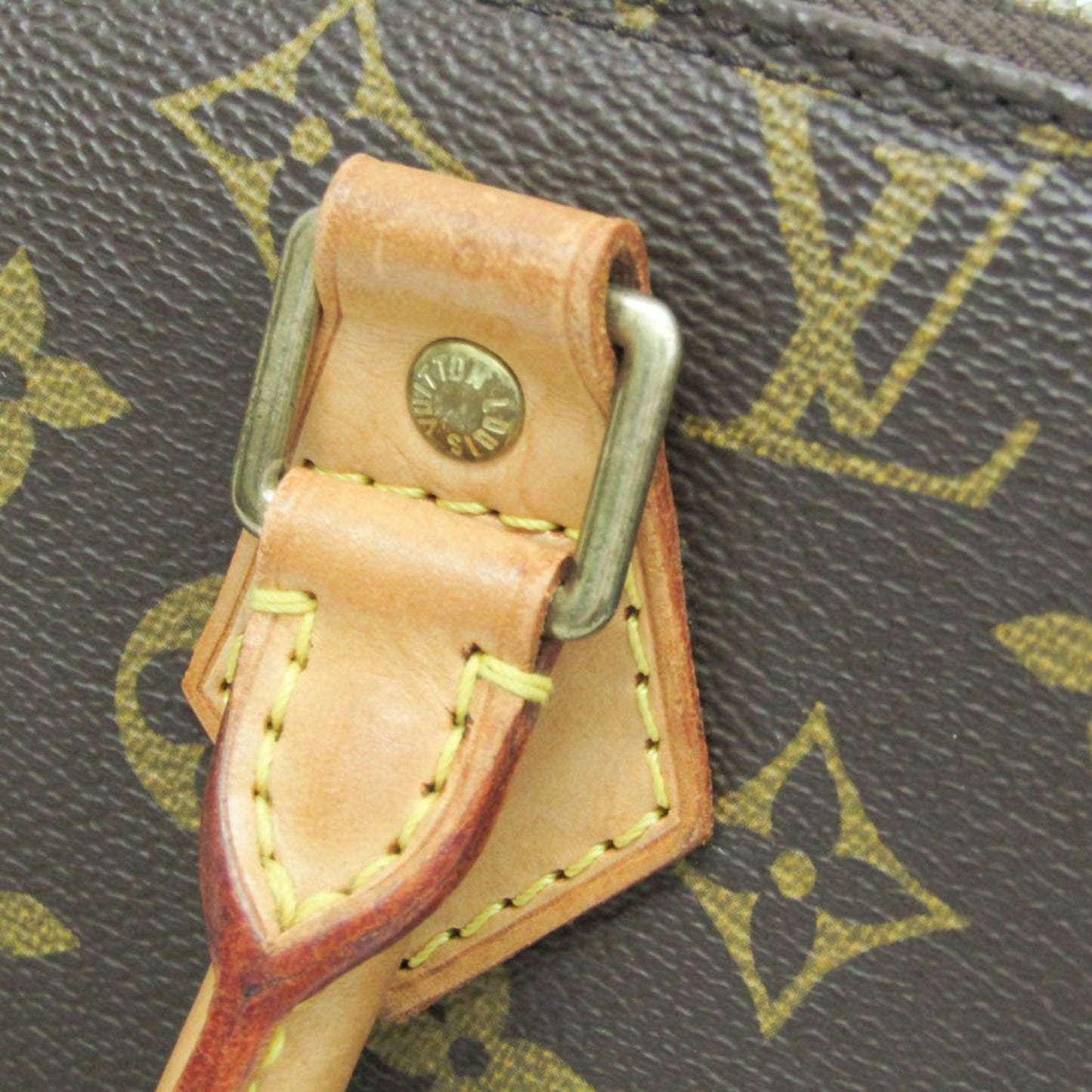 Louis Vuitton Alma, Brown, Canvas, handbag