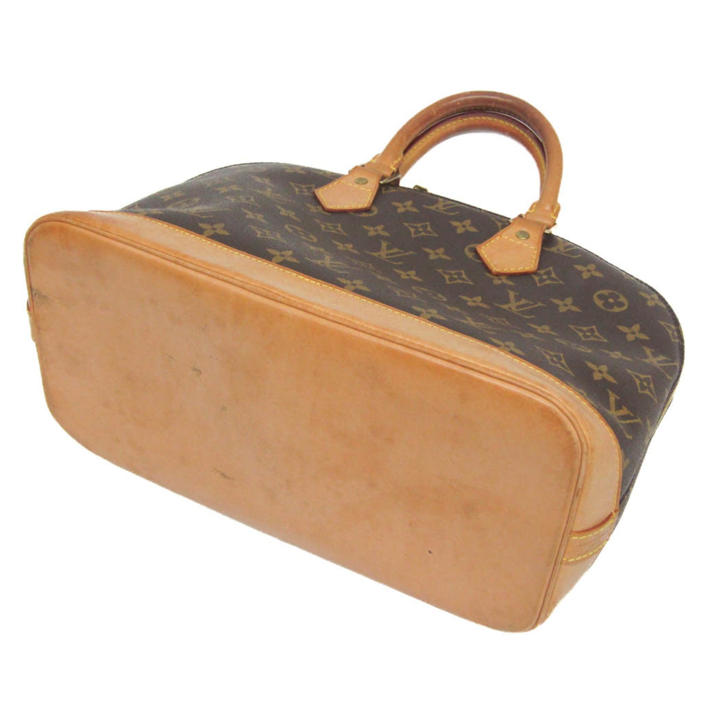 Louis Vuitton Alma, Brown, Canvas, handbag