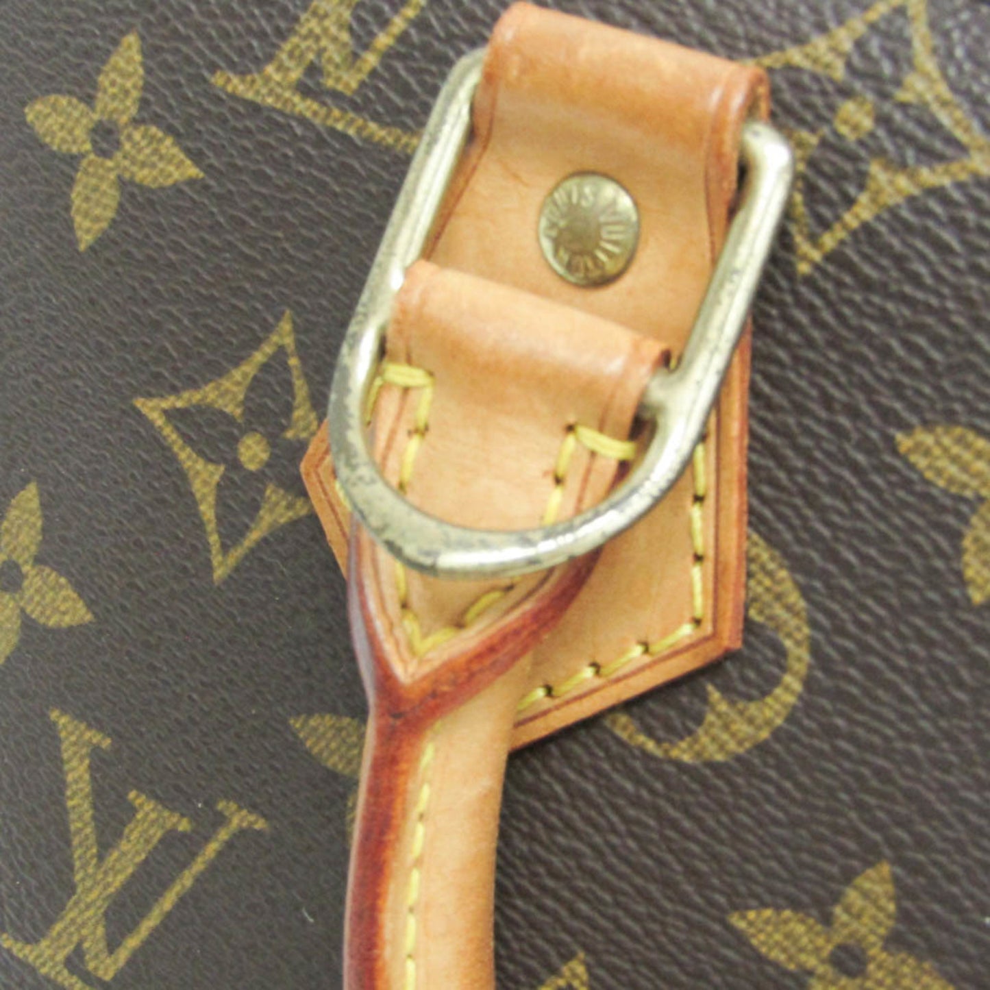 Louis Vuitton Alma, Brown, Canvas, handbag