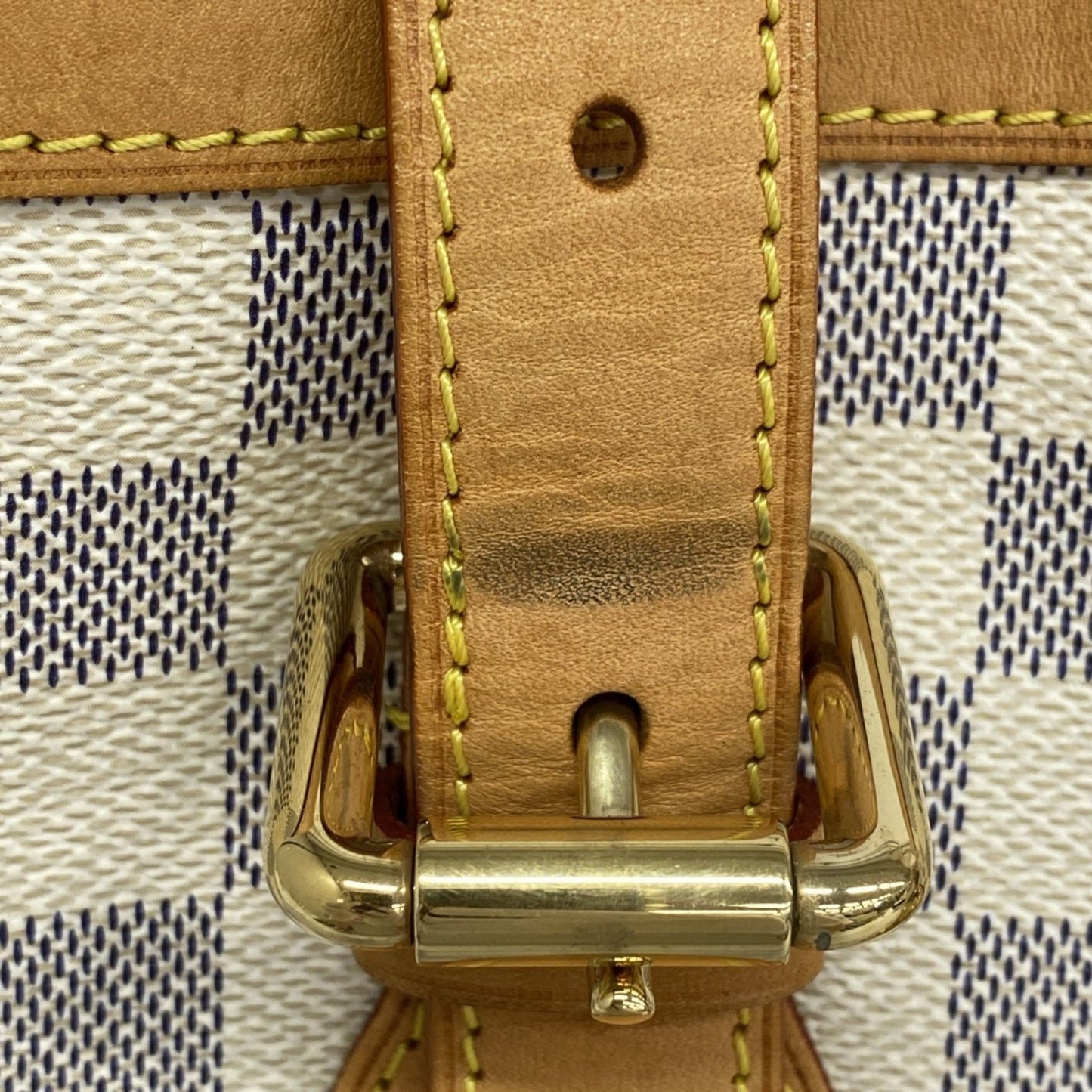 Louis Vuitton Hampstead, White, Canvas, tote