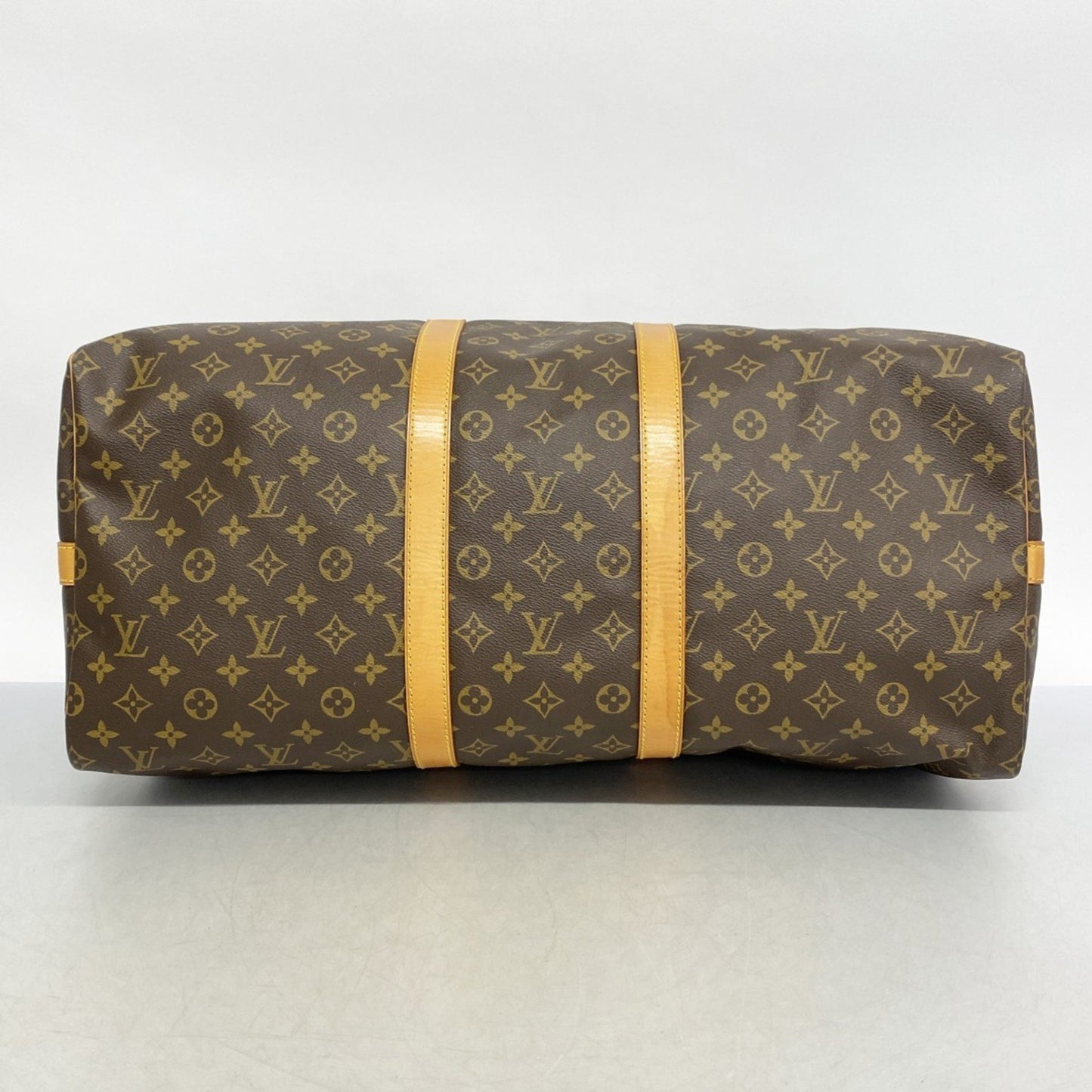 Louis Vuitton Keepall Bandouliere 55, Brown, Canvas, travel