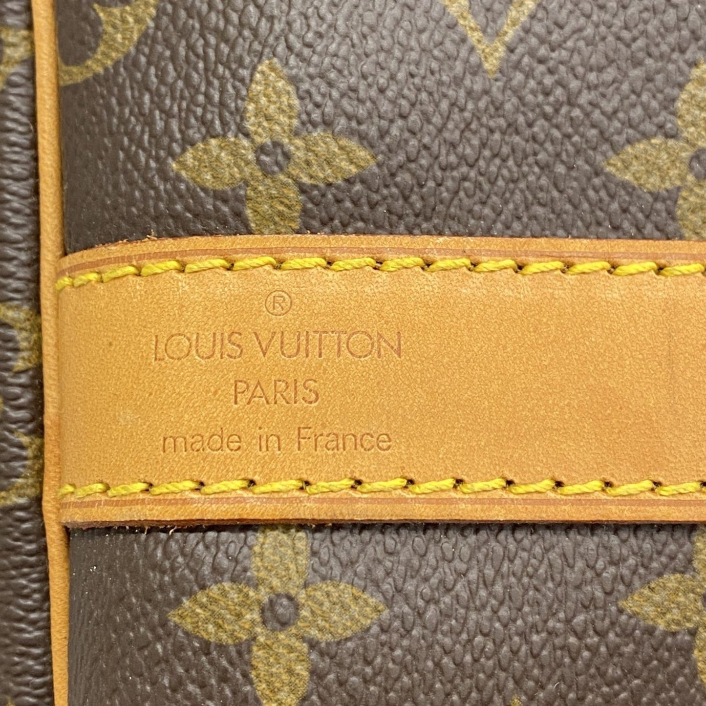 Louis Vuitton Keepall Bandouliere 55, Brown, Canvas, travel