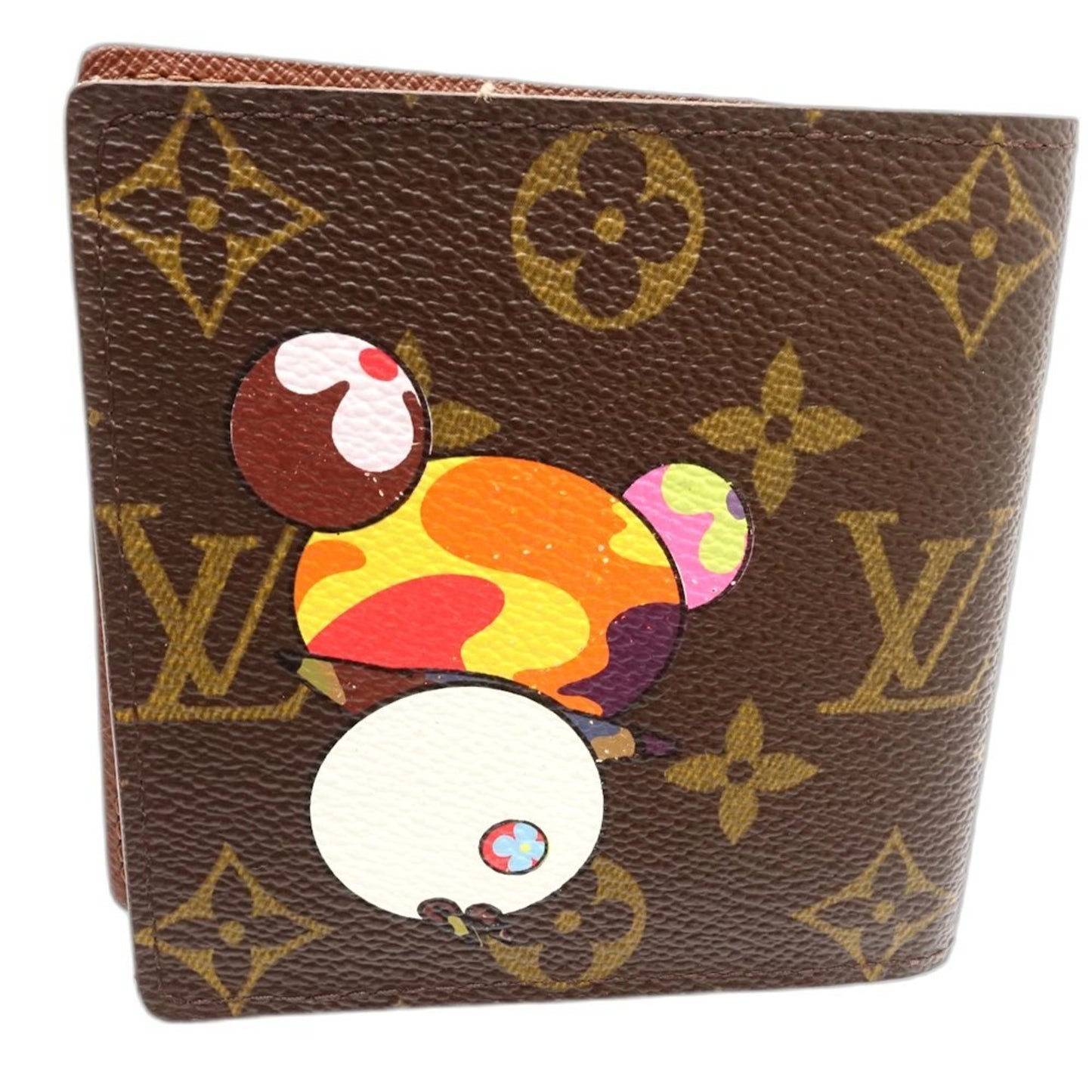 Louis Vuitton Marco, Brown, Canvas, wallet