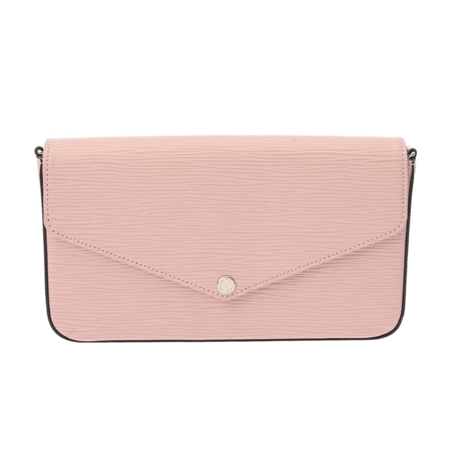 Louis Vuitton Felicie, Pink, Leather, shoulder