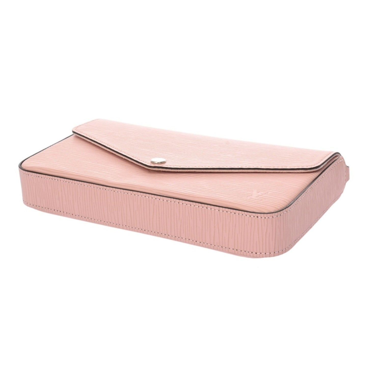 Louis Vuitton Felicie, Pink, Leather, shoulder