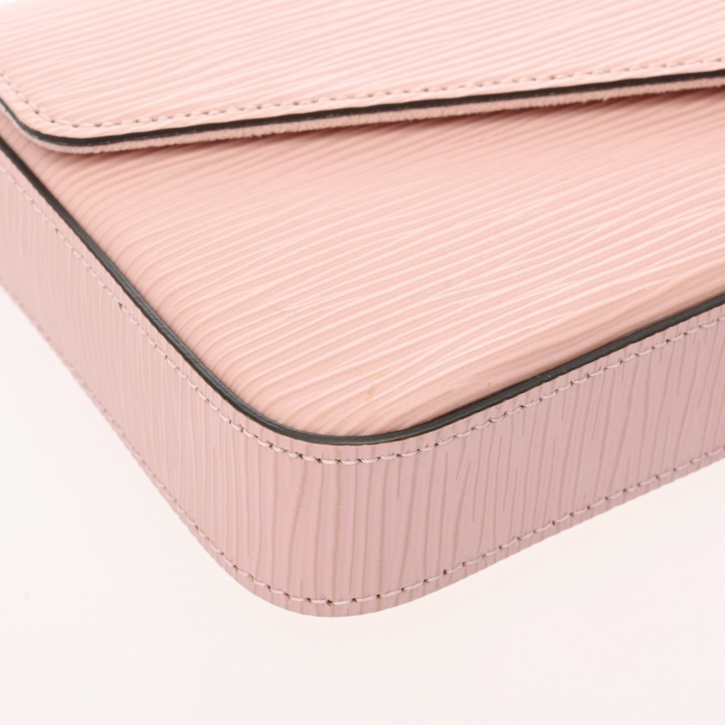 Louis Vuitton Felicie, Pink, Leather, shoulder