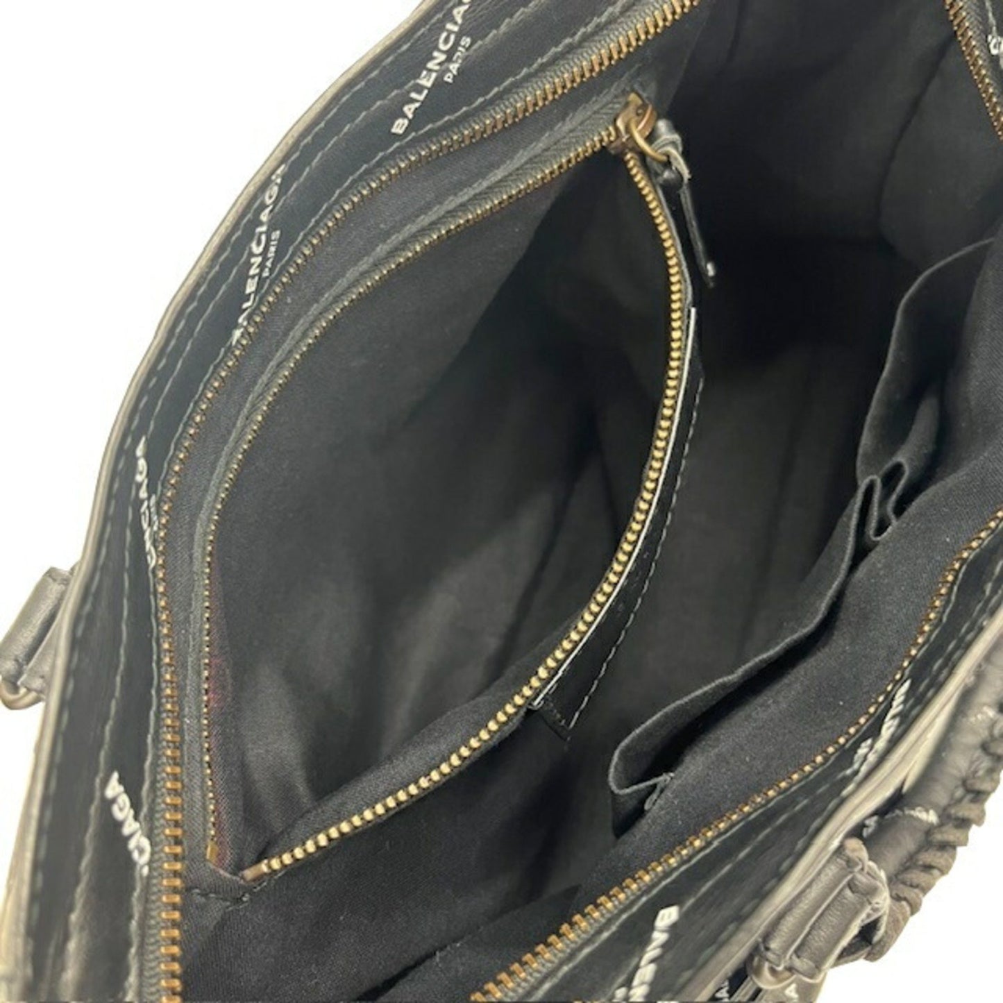 Balenciaga City, Black, Leather, handbag
