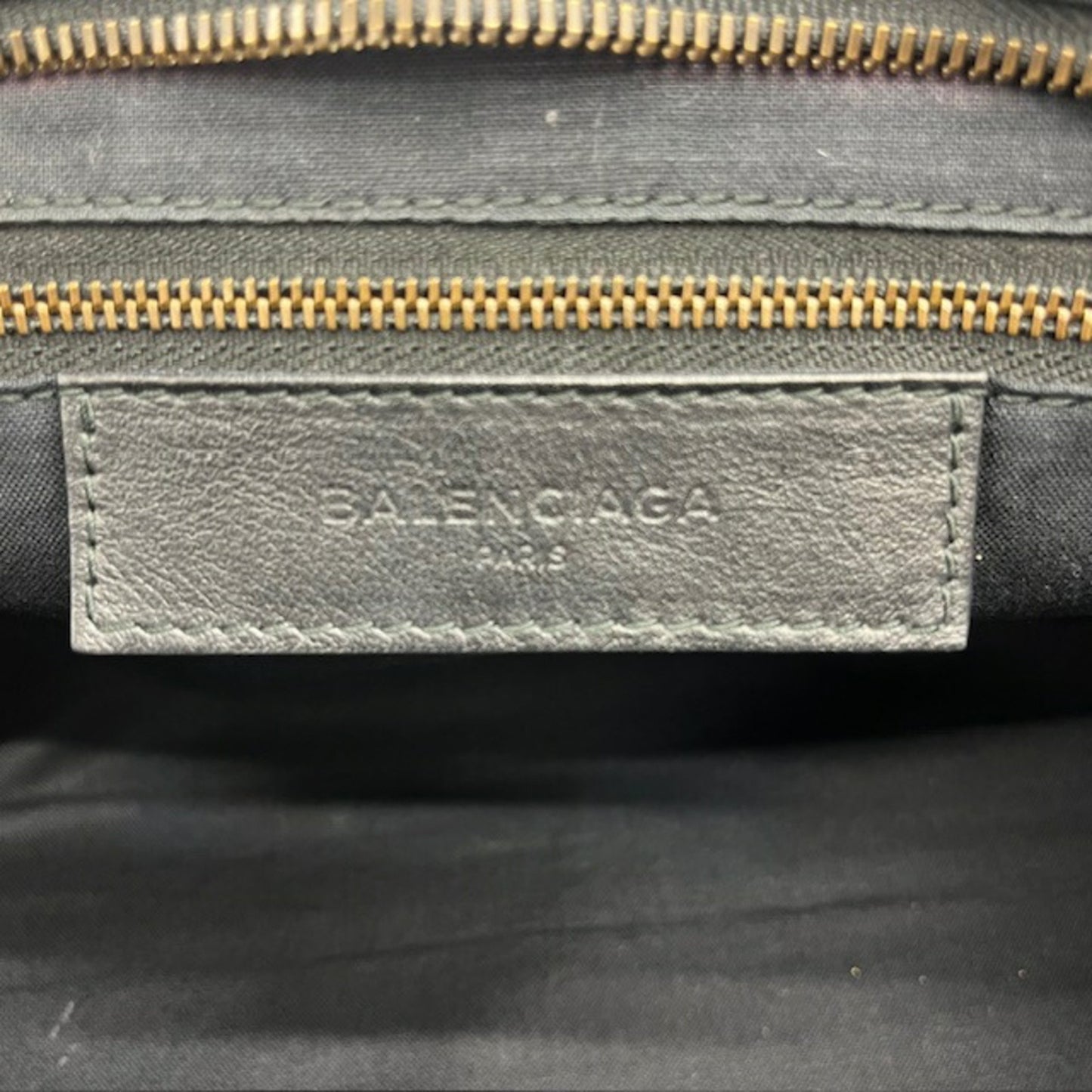 Balenciaga City, Black, Leather, handbag