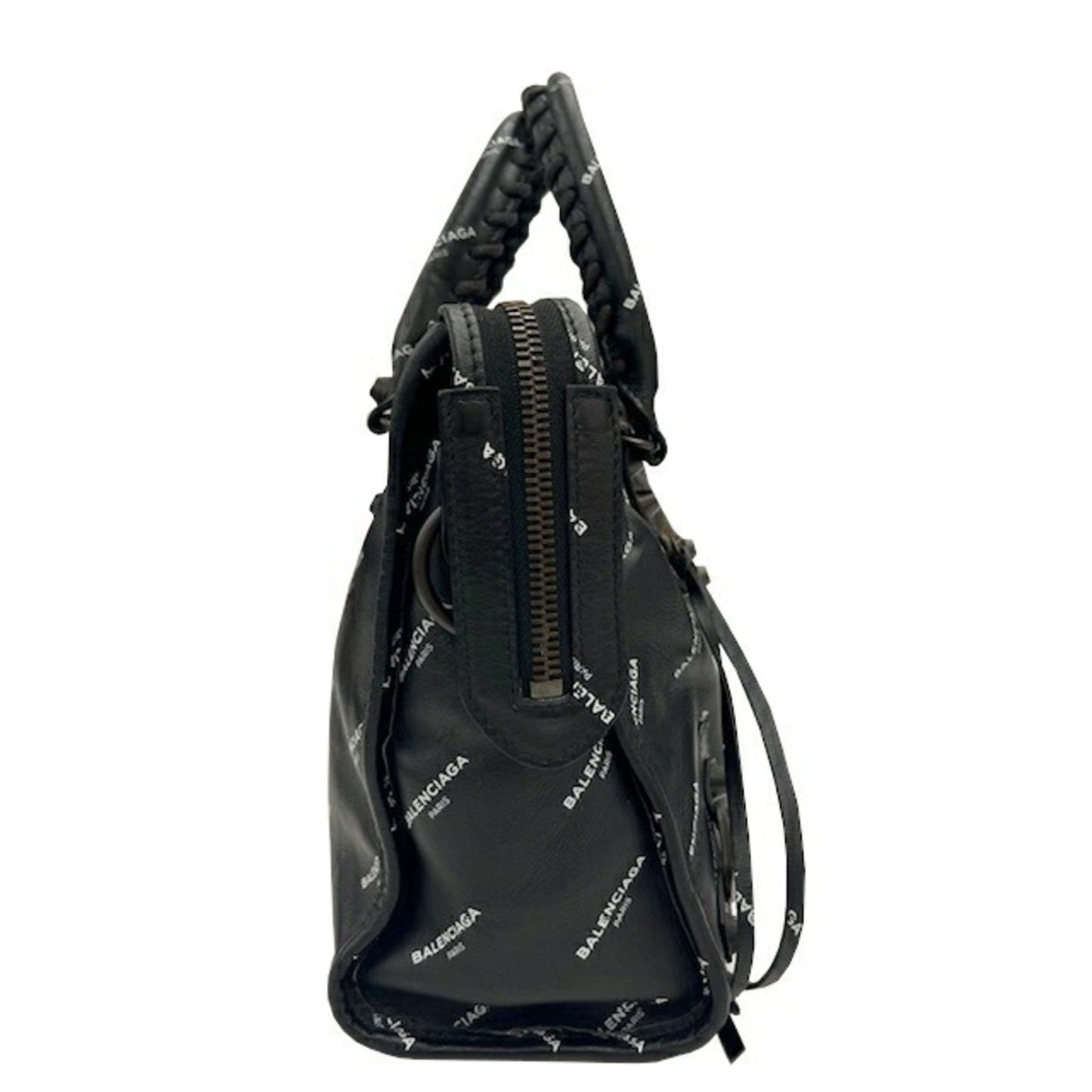Balenciaga City, Black, Leather, handbag