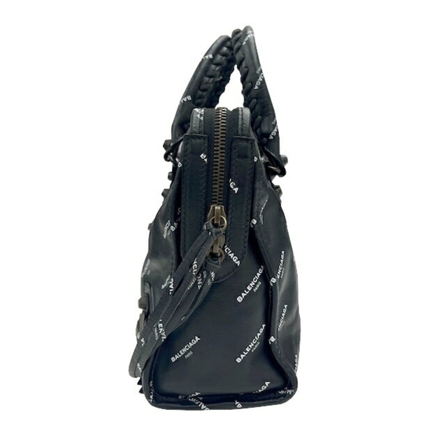 Balenciaga City, Black, Leather, handbag