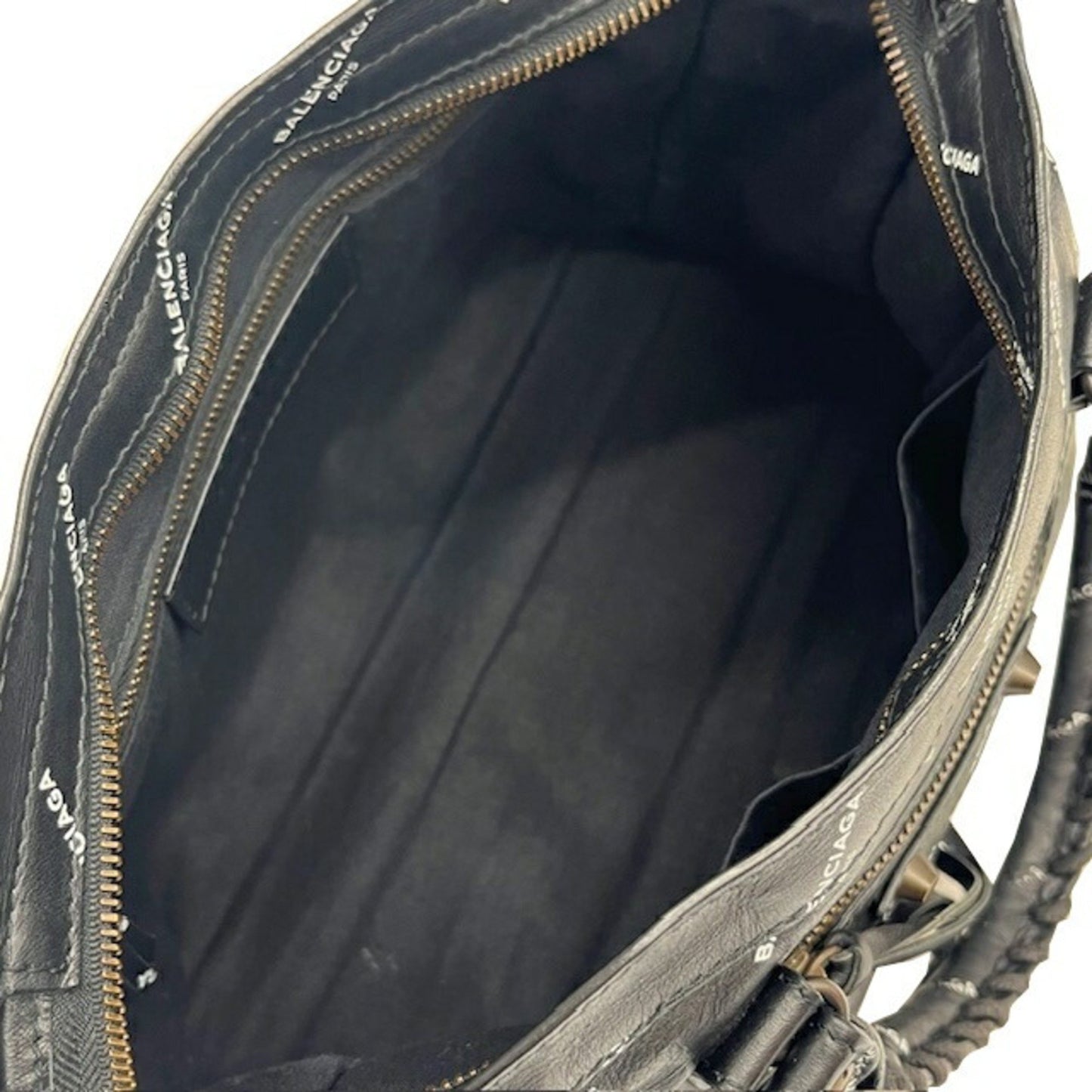 Balenciaga City, Black, Leather, handbag