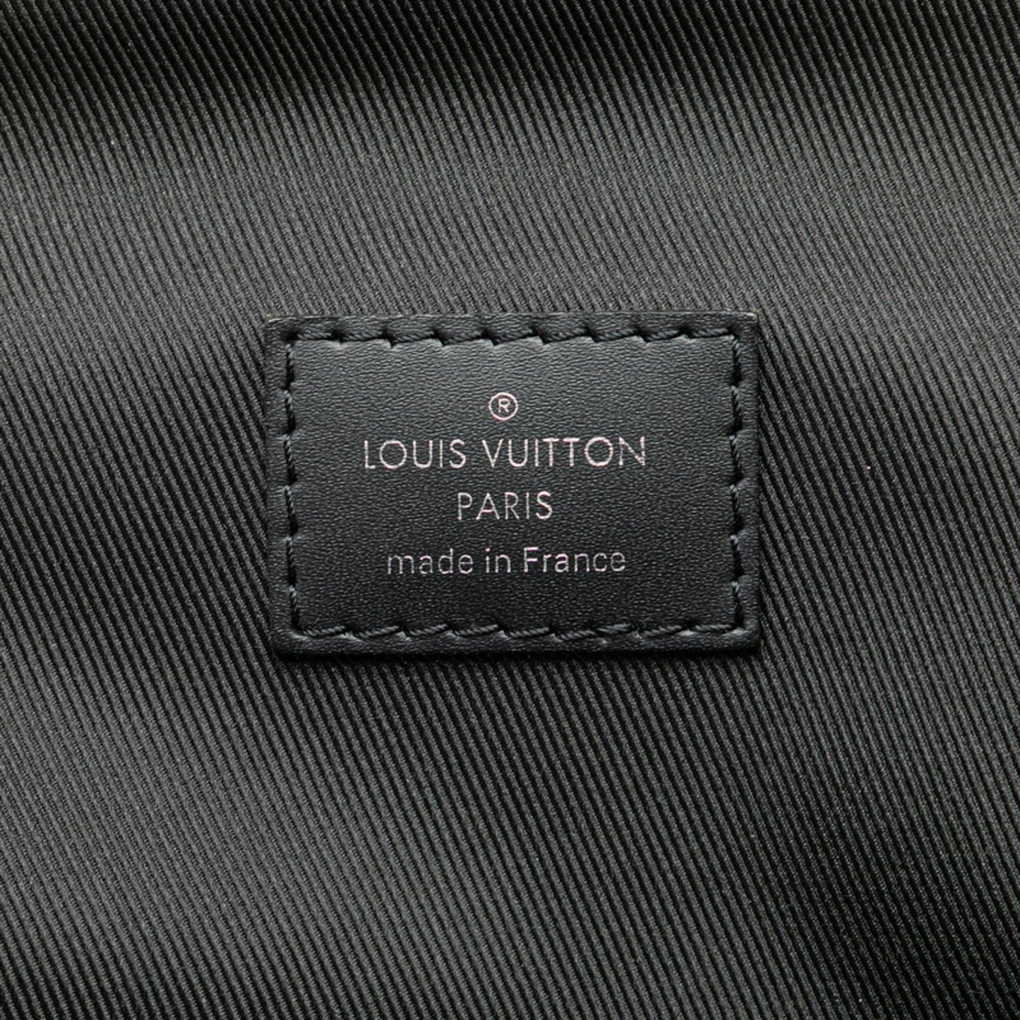Louis Vuitton Avenue, Black, "CANVAS, LEATHER", shoulder