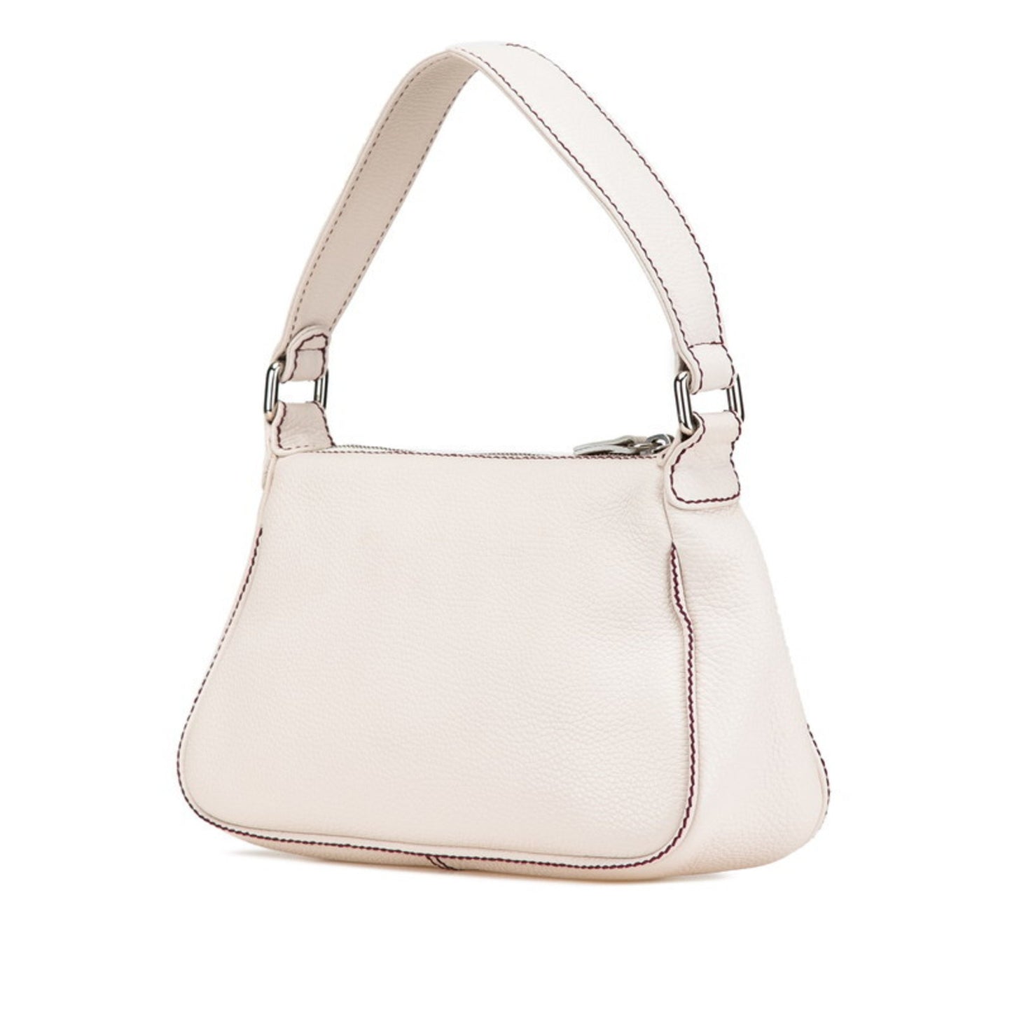 Chanel Fringe, Beige, Leather, shoulder