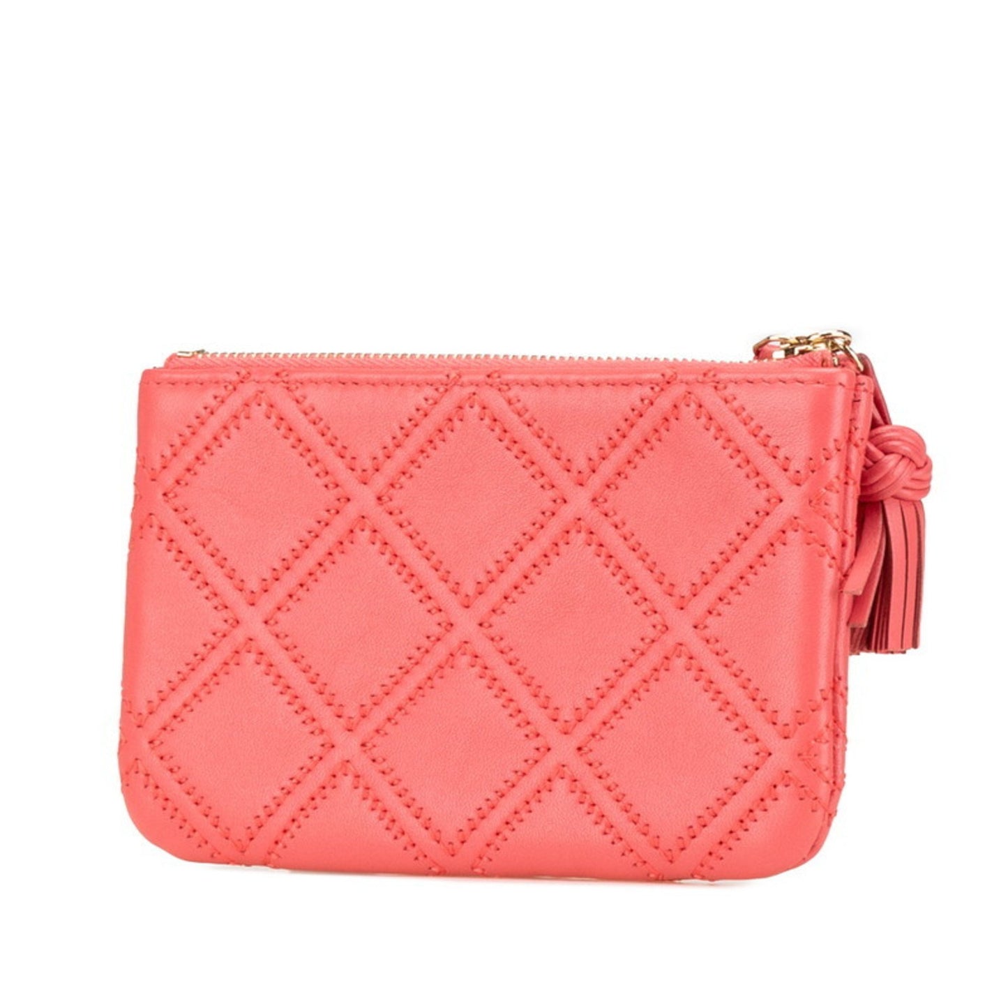 Chanel Coco Mark, Pink, Leather, wallet