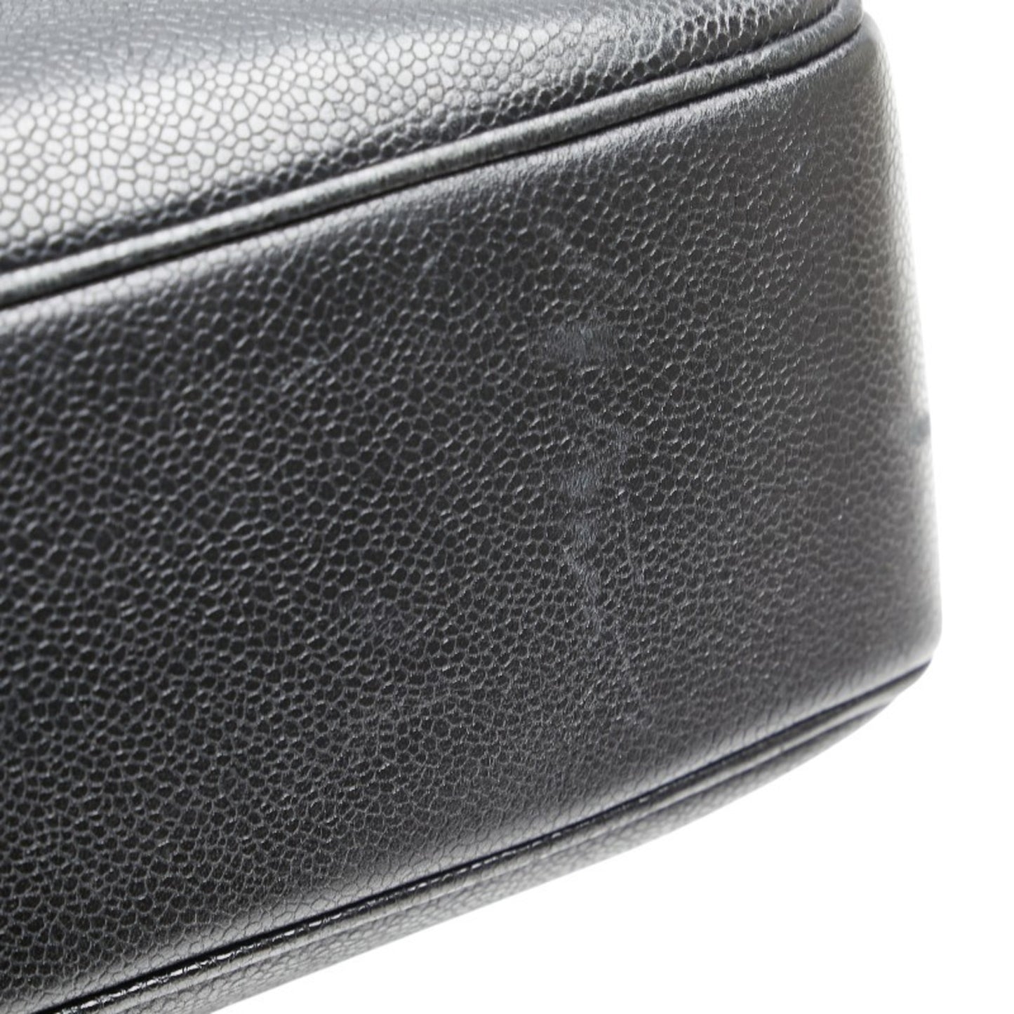 Chanel Logo CC, Black, Leather, shoulder