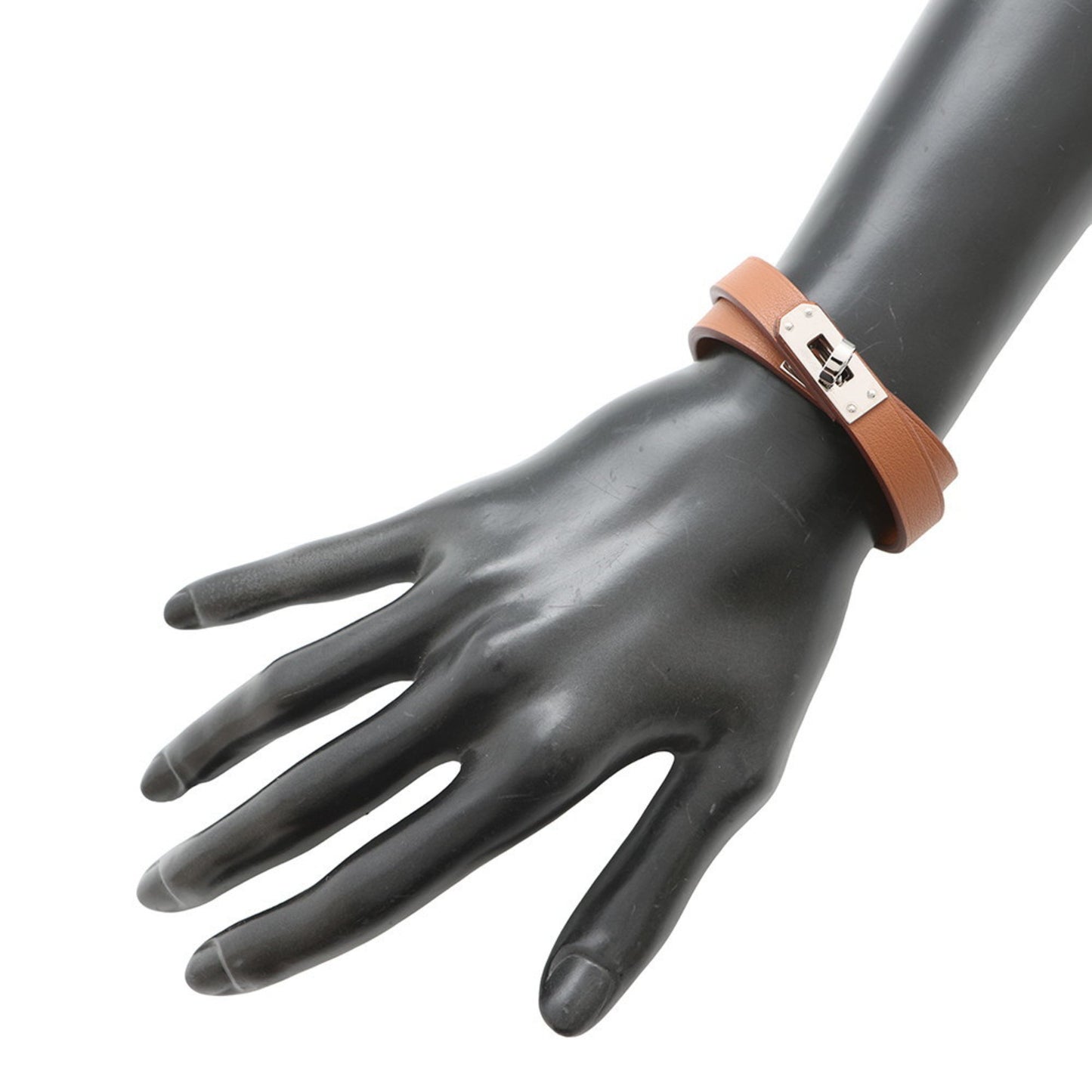 Hermès Kelly double tour, Brown, Leather, bracelet