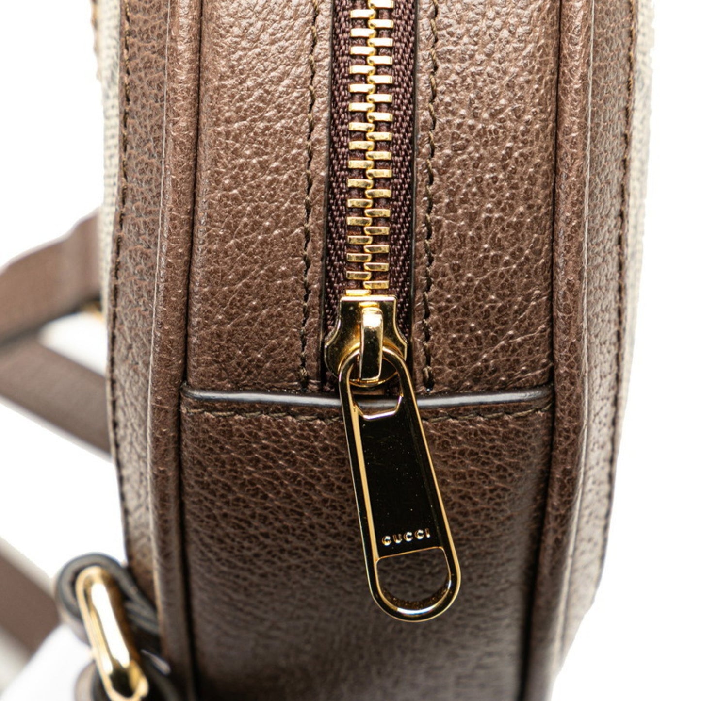 Gucci Ophidia, "BEIGE, BROWN", "CANVAS, LEATHER", backpack
