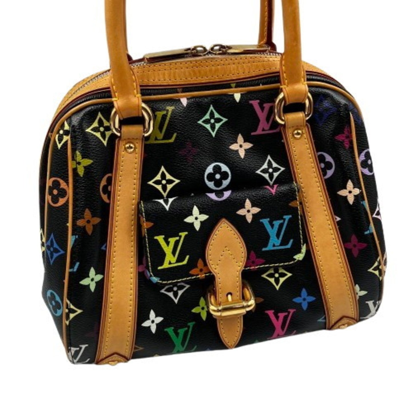 Louis Vuitton Priscilla, Multicolour, "CANVAS, LEATHER", travel
