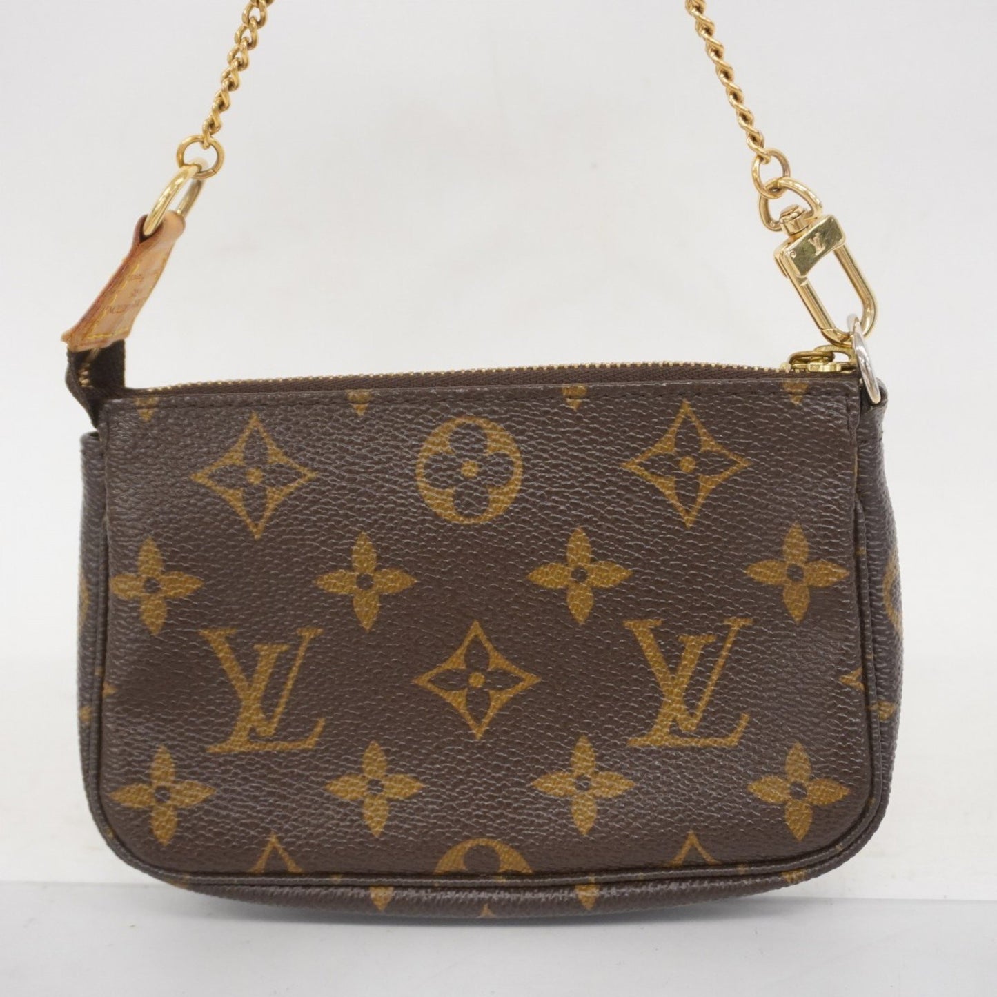 Louis Vuitton Mini Pochette Accessoires, Brown, Canvas, clutch