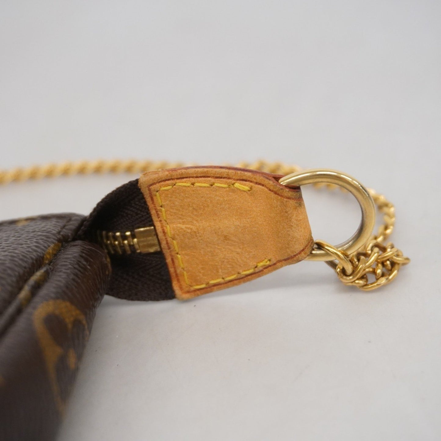 Louis Vuitton Mini Pochette Accessoires, Brown, Canvas, clutch