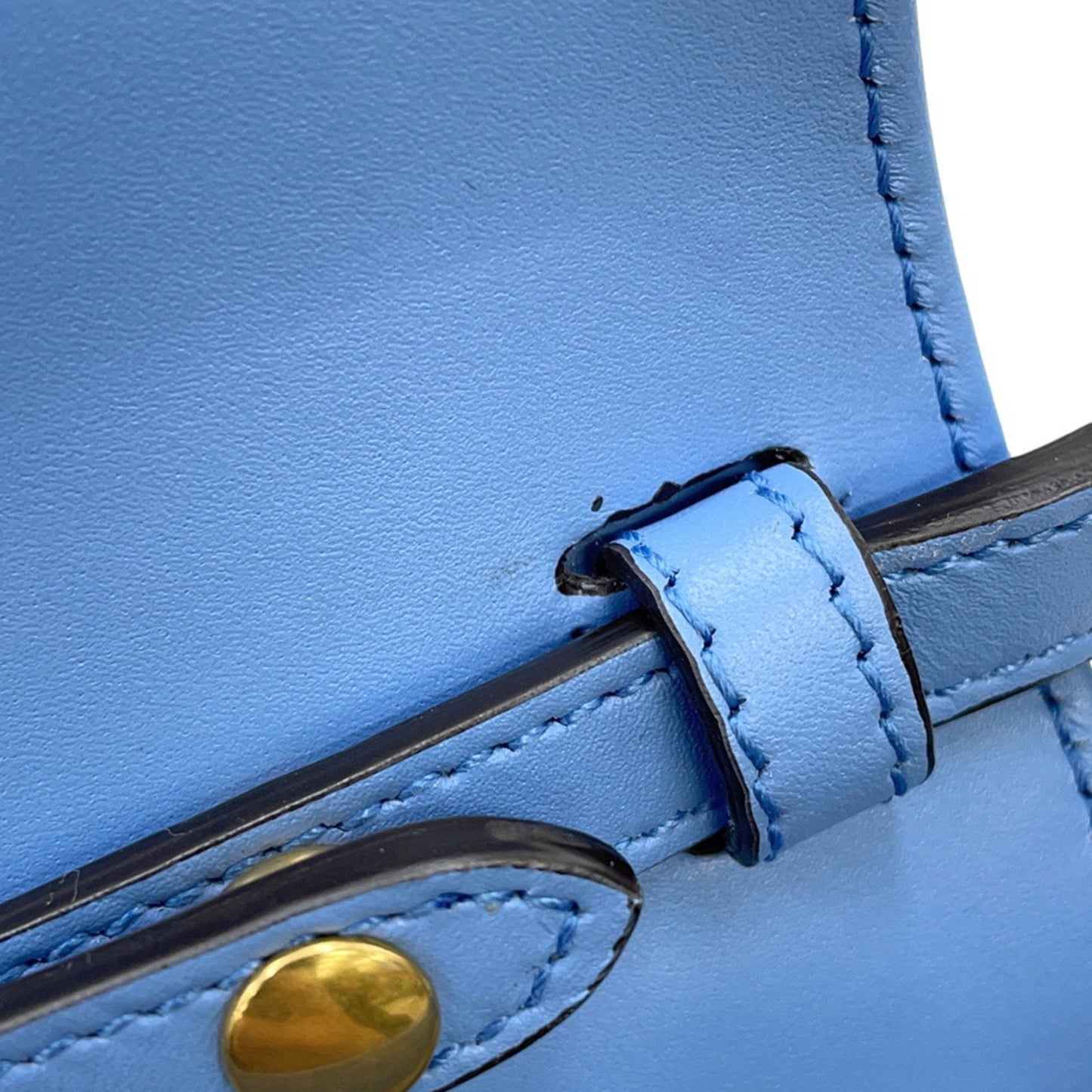 Gucci Bamboo, Blue, Leather, shoulder