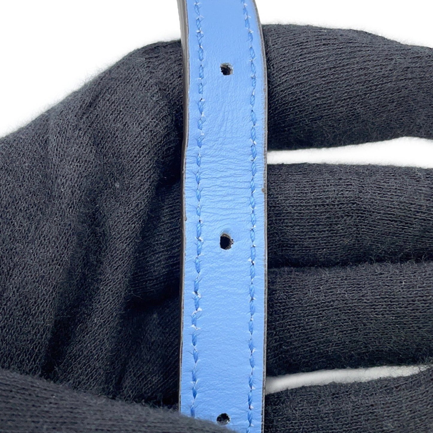 Gucci Bamboo, Blue, Leather, shoulder