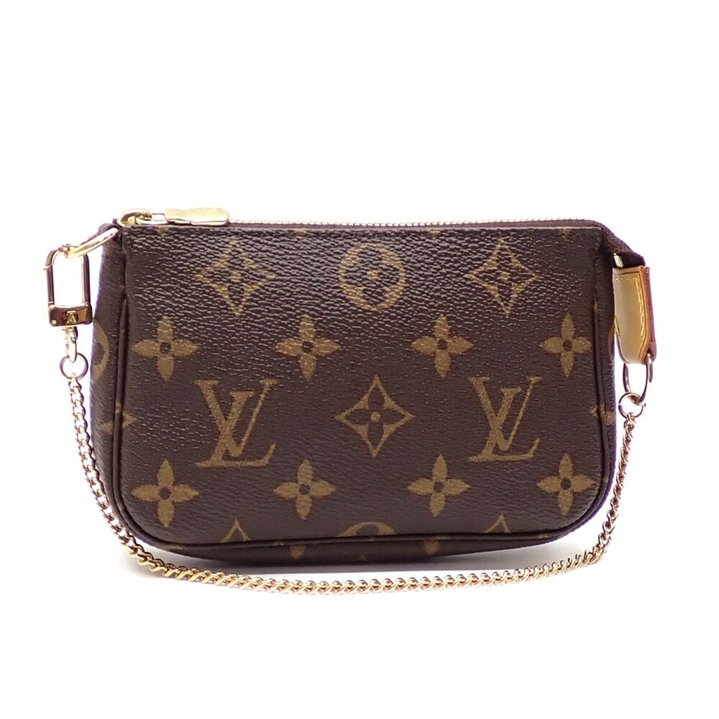 Louis Vuitton Mini Pochette Accessoires, Brown, Canvas, clutch