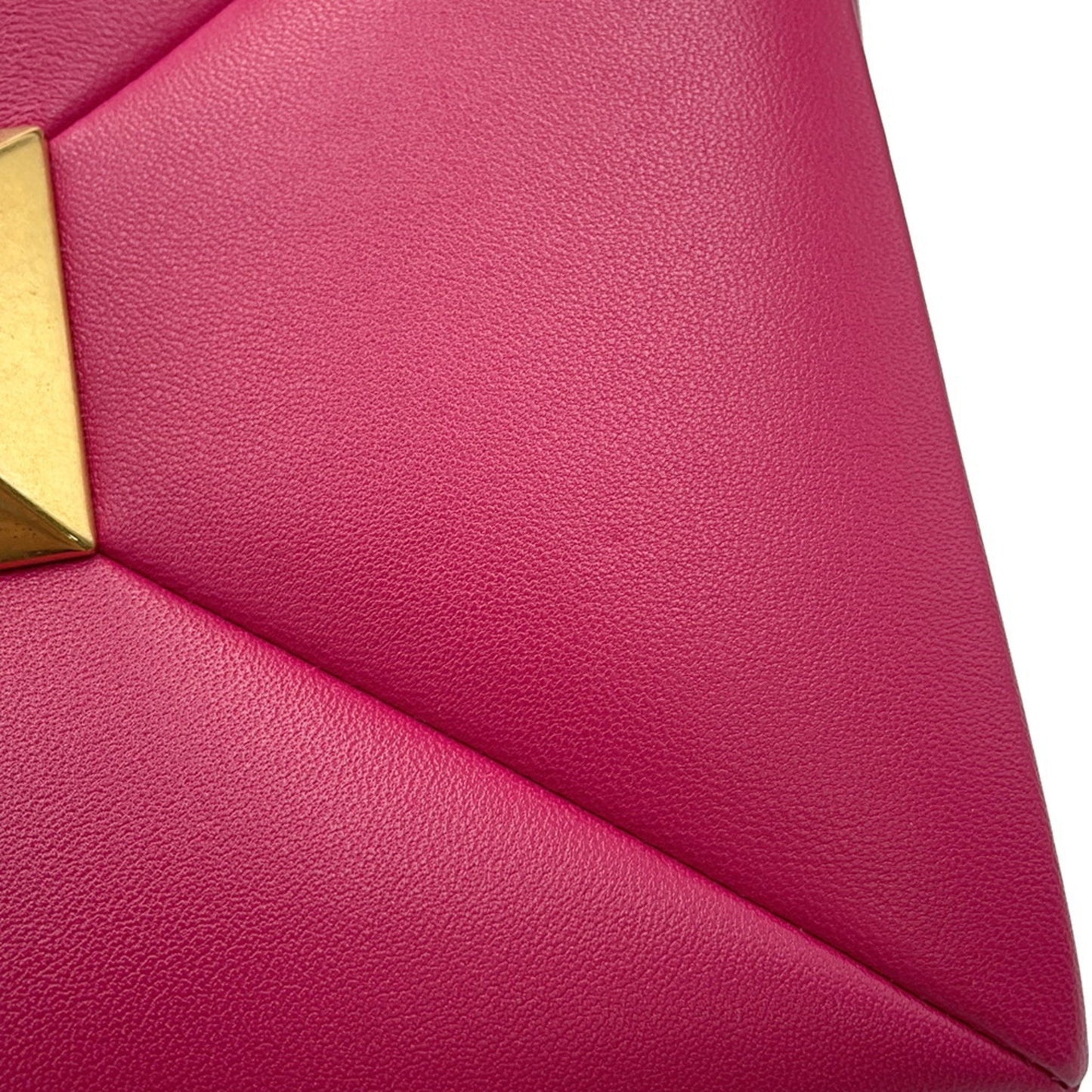 Valentino Garavani ONE STUD, Pink, Leather, handbag