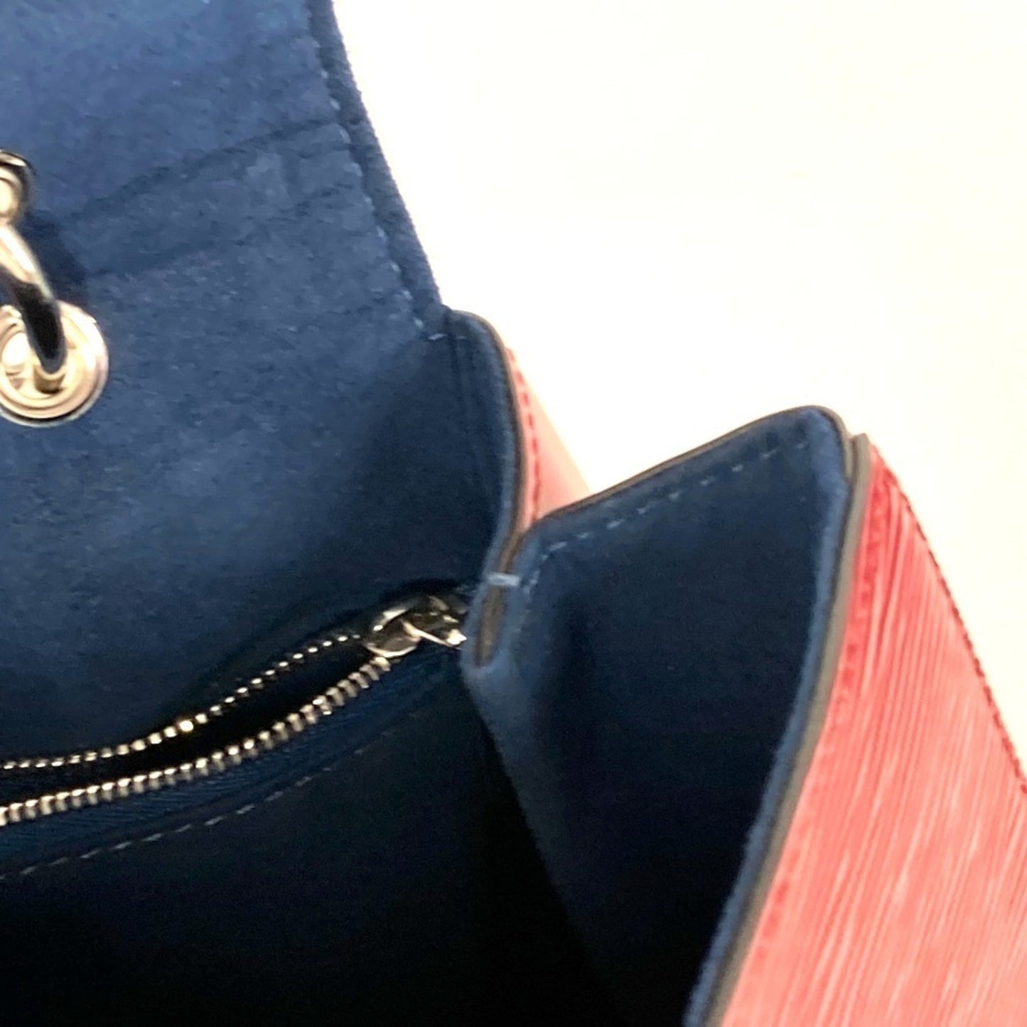 Louis Vuitton Grenelle, Burgundy, Leather, handbag