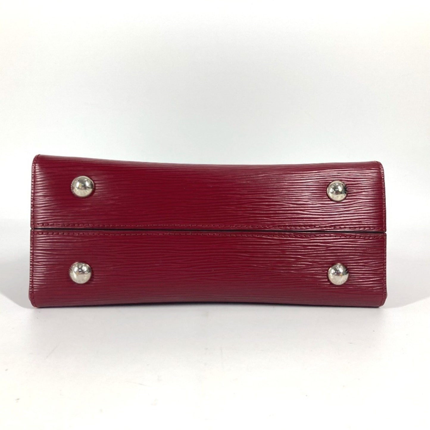 Louis Vuitton Grenelle, Burgundy, Leather, handbag