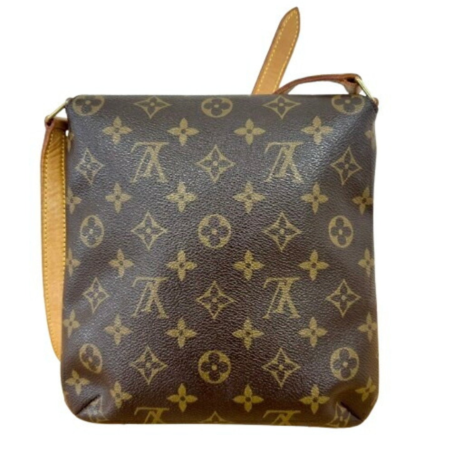 Louis Vuitton Musette Salsa, Brown, Canvas, shoulder