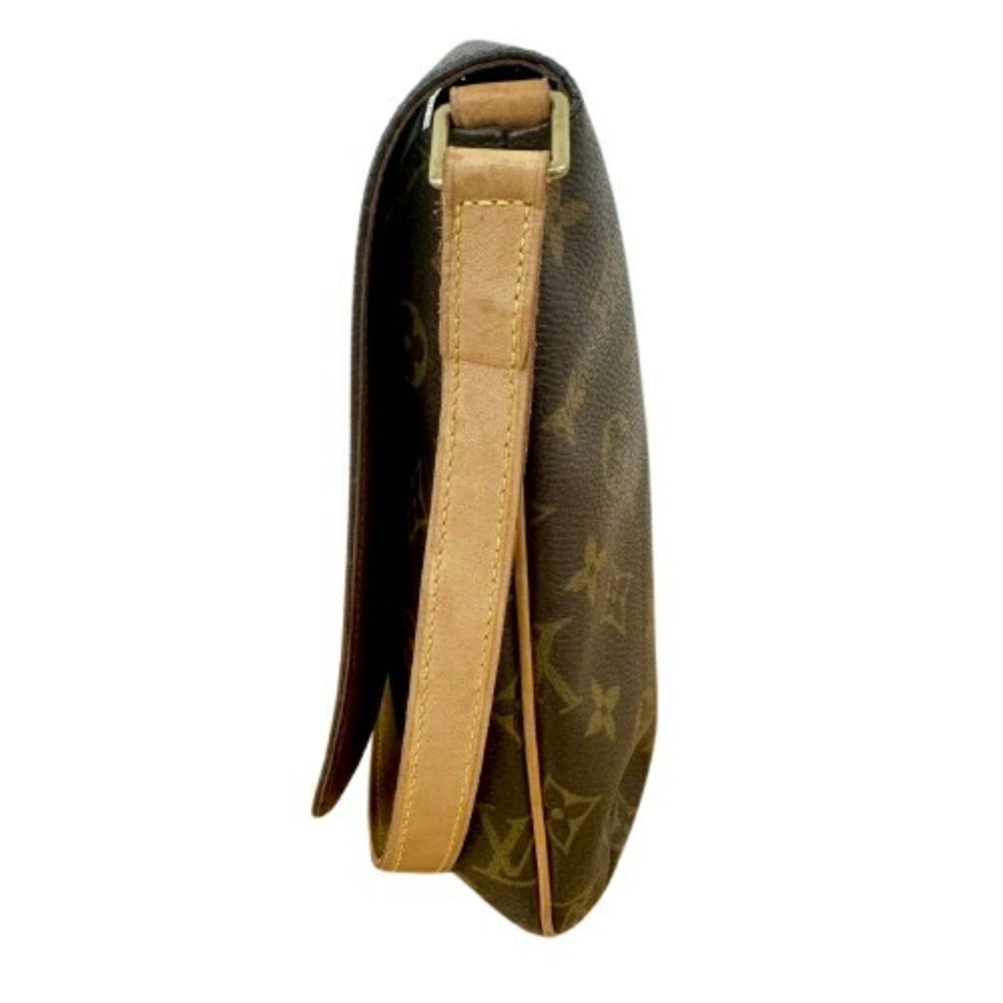 Louis Vuitton Musette Salsa, Brown, Canvas, shoulder