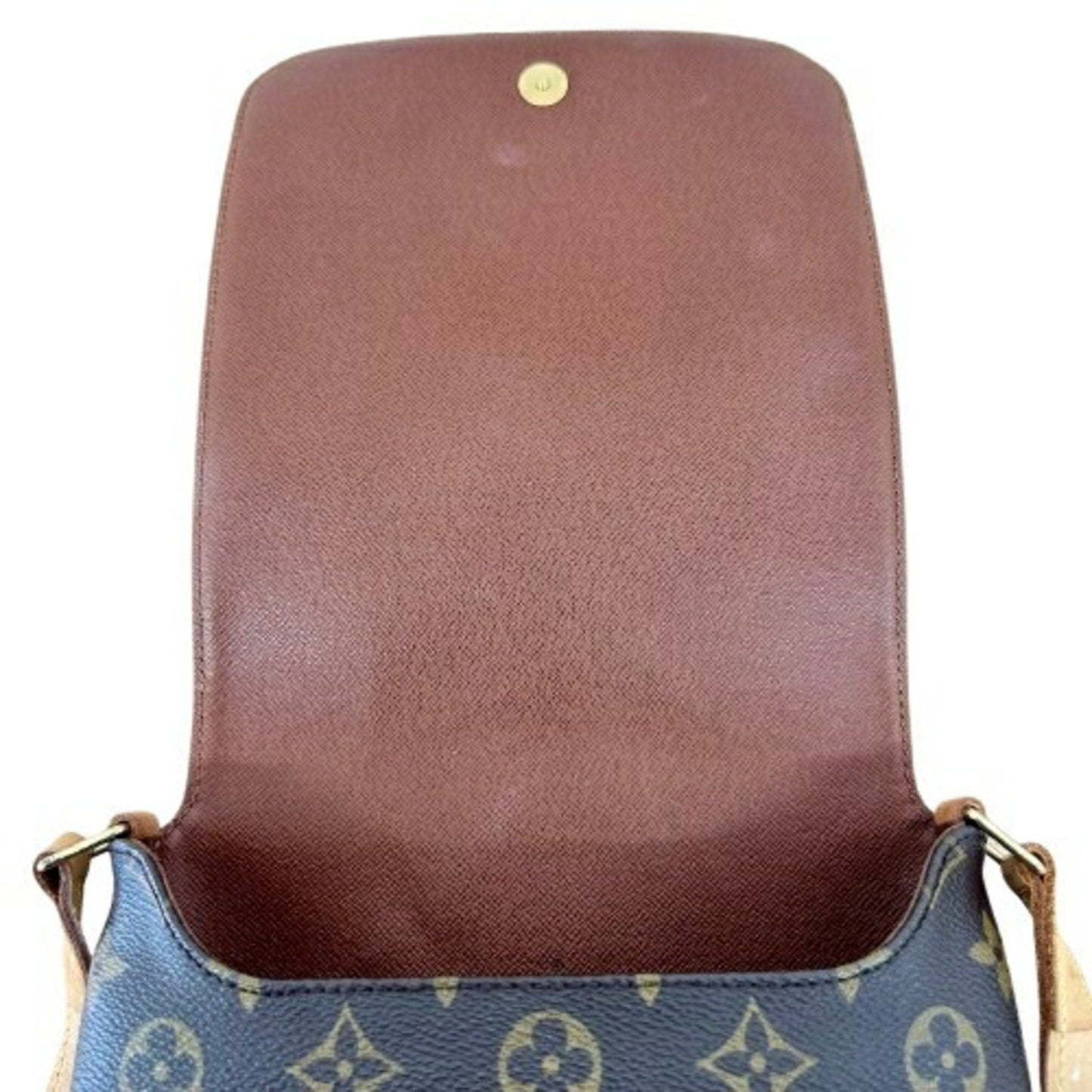 Louis Vuitton Musette Salsa, Brown, Canvas, shoulder